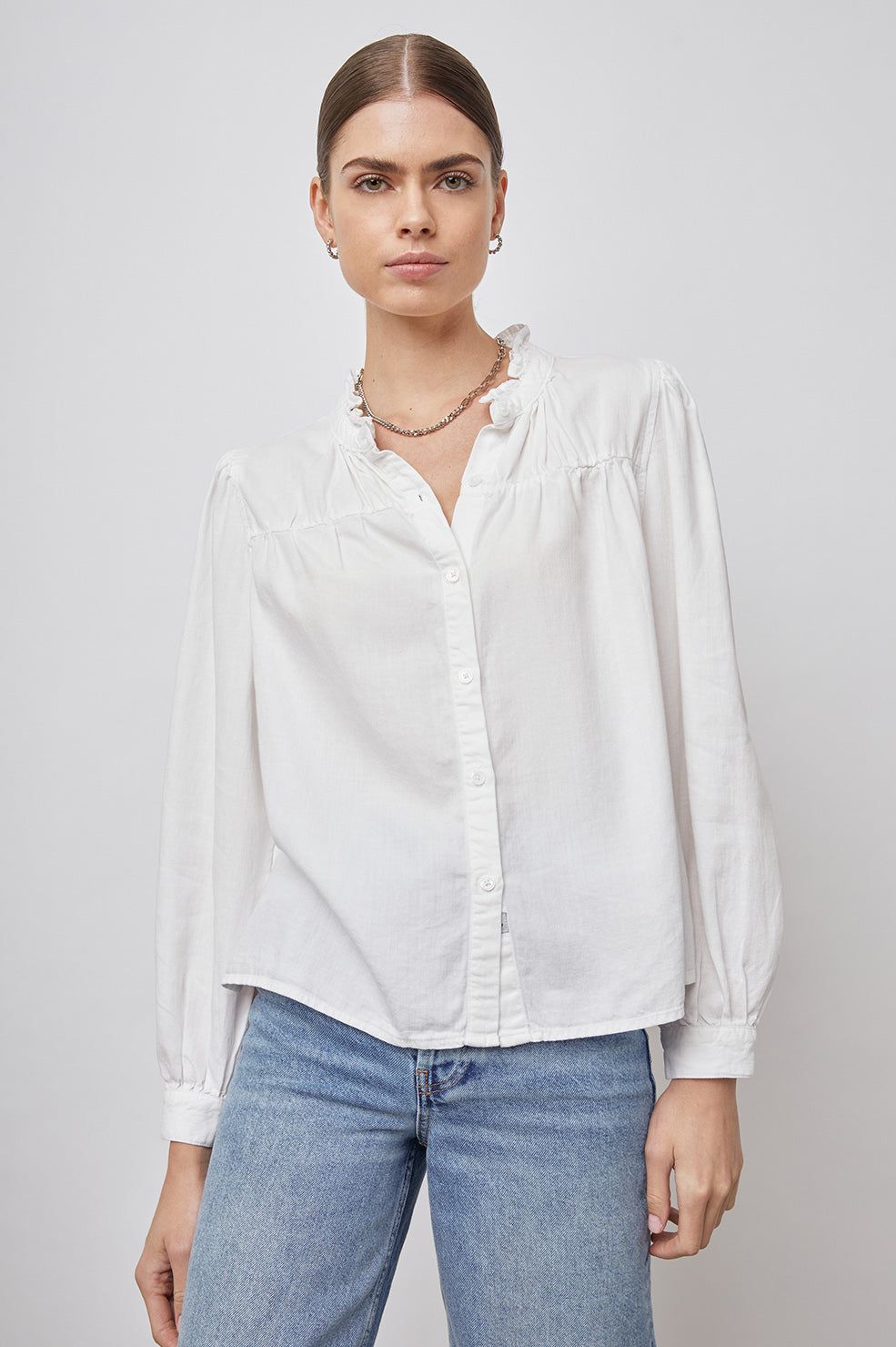 CAMILLE TOP - WHITE sold by Rails product image thumbnail 5
