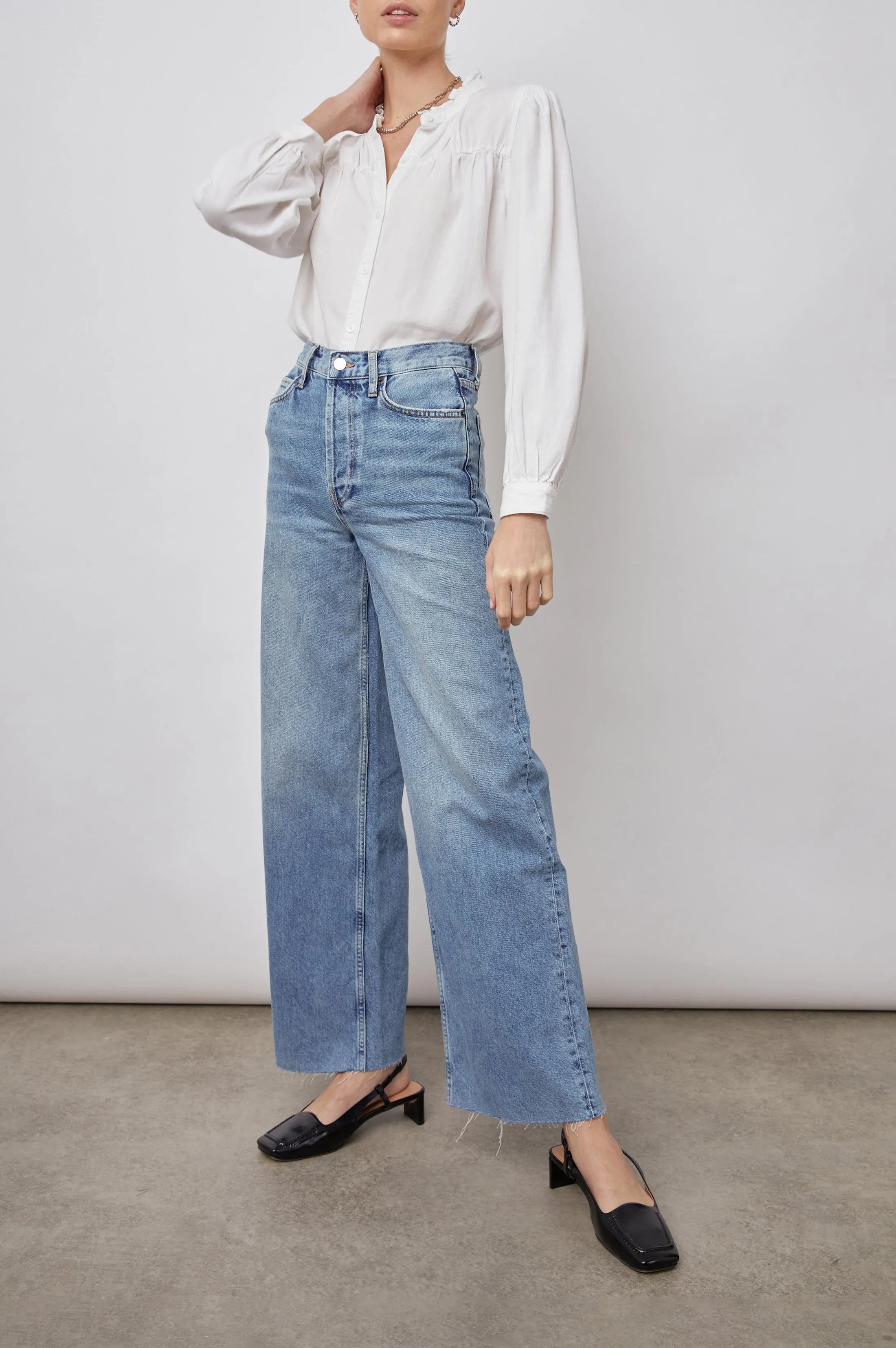 CAMILLE TOP - WHITE sold by Rails product image thumbnail 3