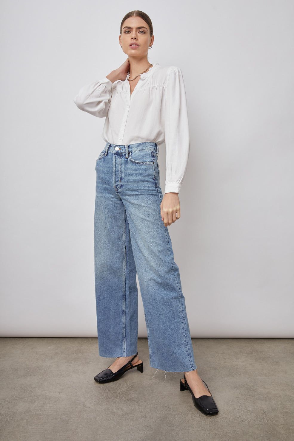 CAMILLE TOP - WHITE sold by Rails product image thumbnail 4