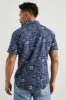 MONACO SHIRT - JAPANESE STENCIL NAVY sold by Rails