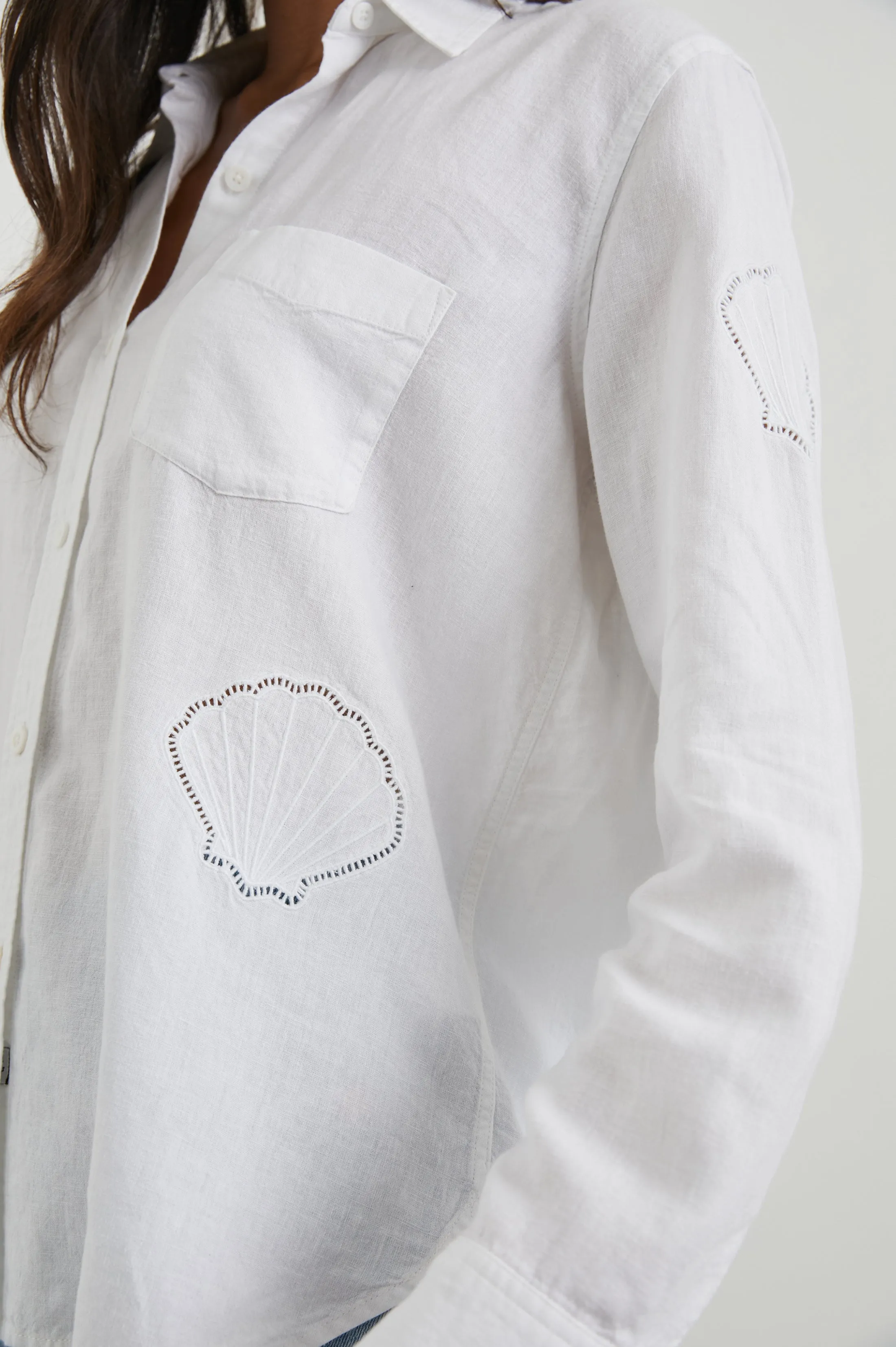 CHARLI SHIRT - WHITE EYELET SHELLS sold by Rails product image thumbnail 2