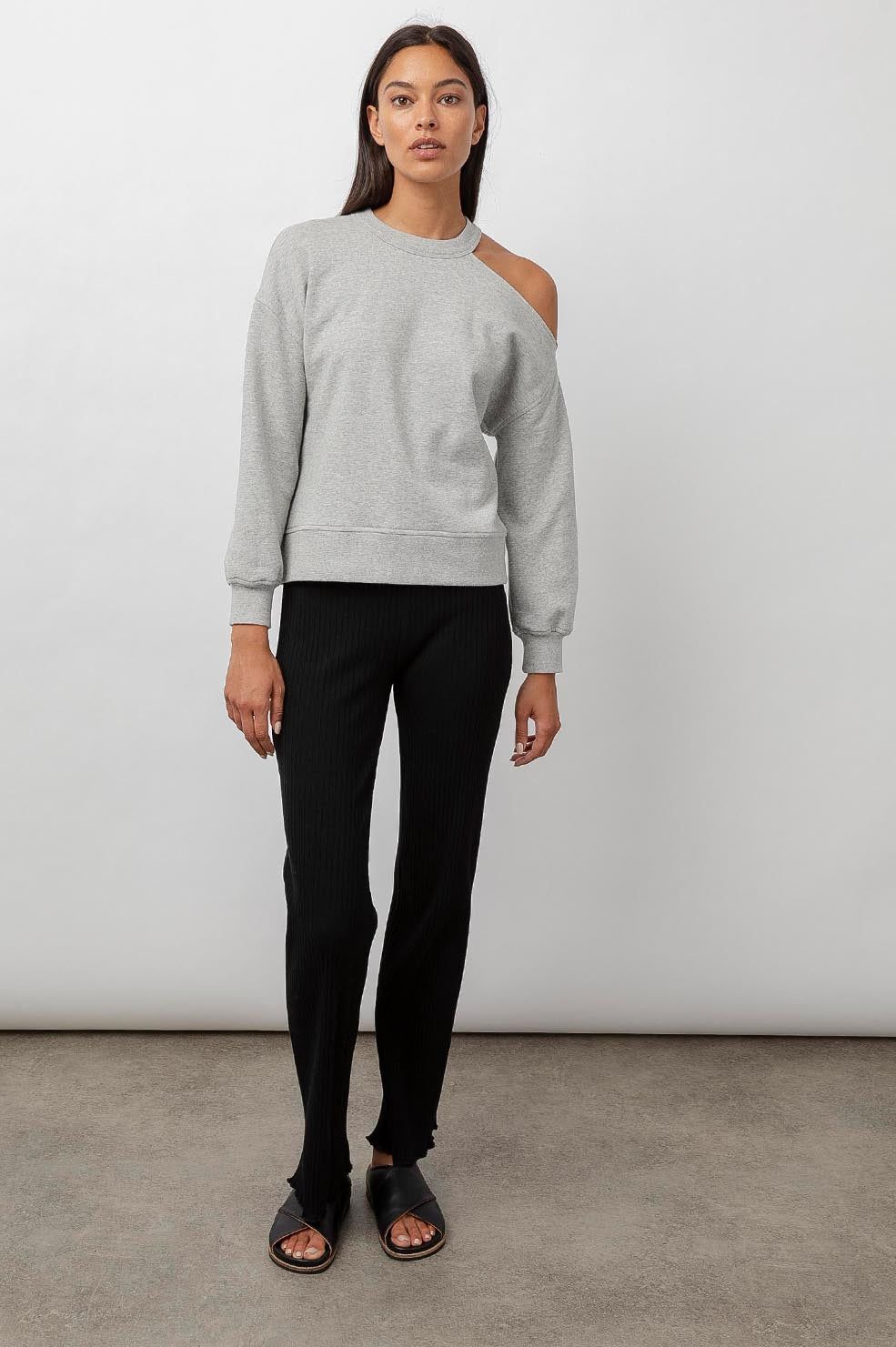 QUINCY SWEATSHIRT - HEATHER GREY sold by Rails product image thumbnail 4