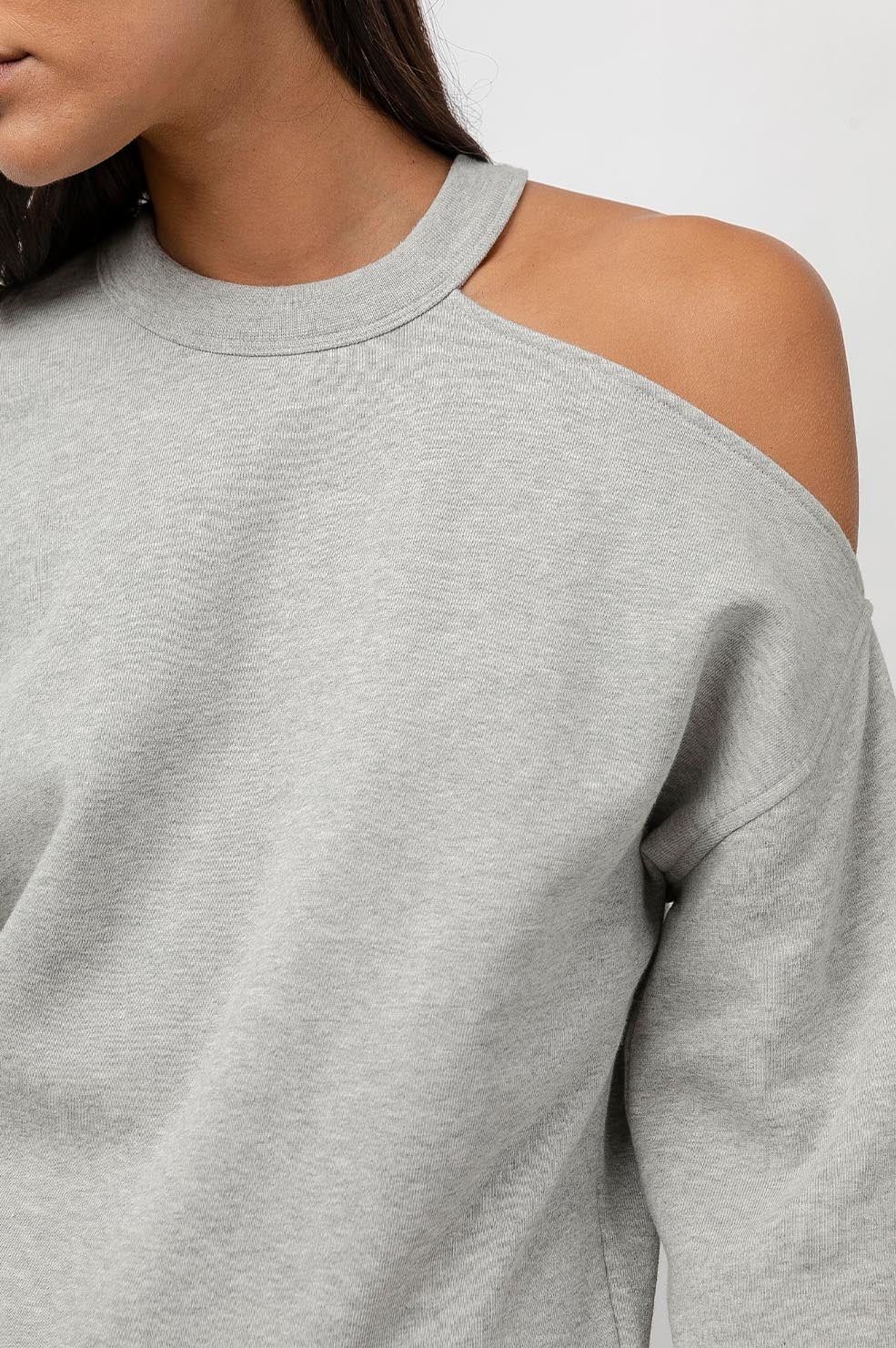 QUINCY SWEATSHIRT - HEATHER GREY sold by Rails product image thumbnail 2