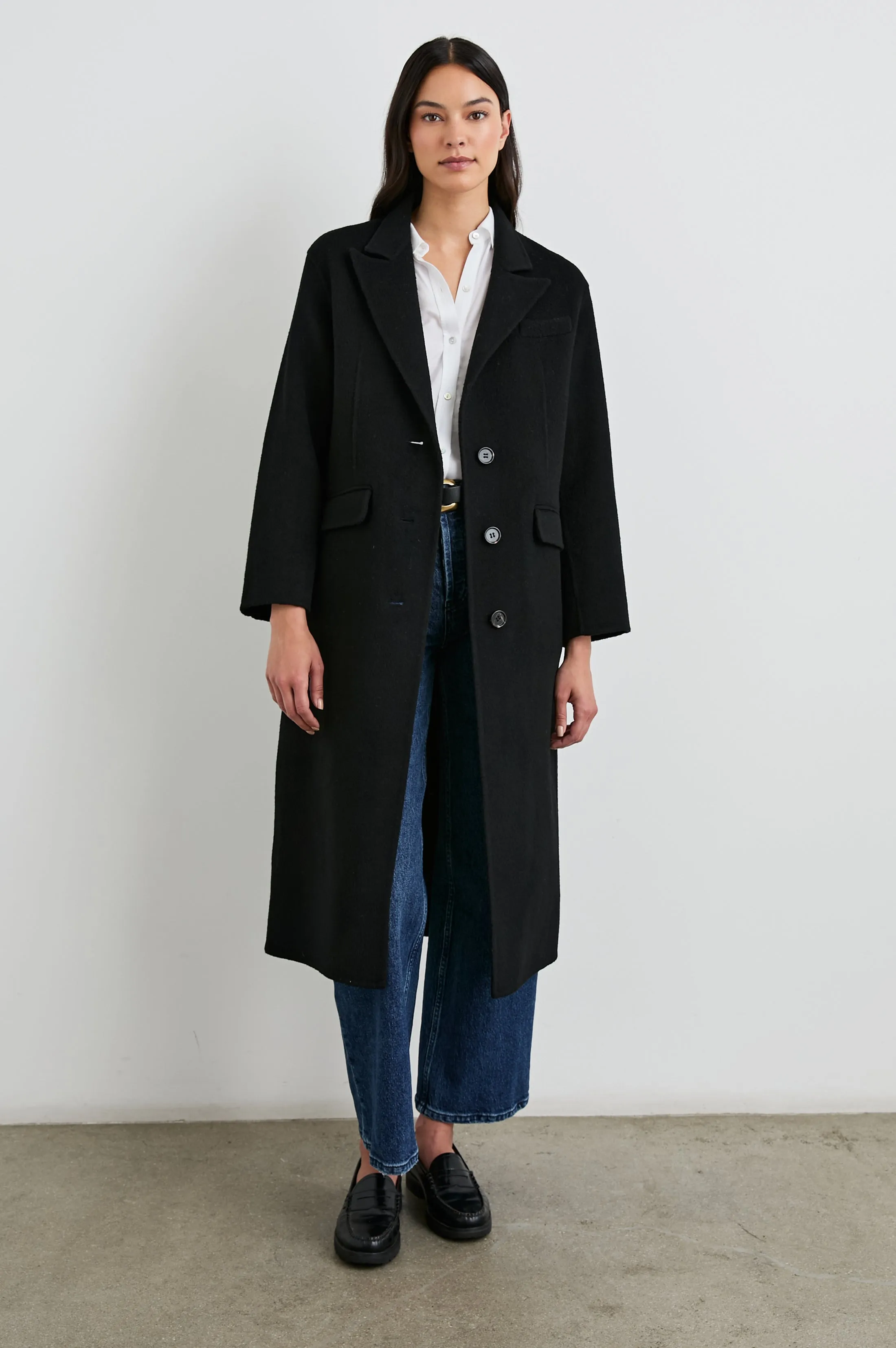 GALLERY COAT - BLACK sold by Rails product image thumbnail 3