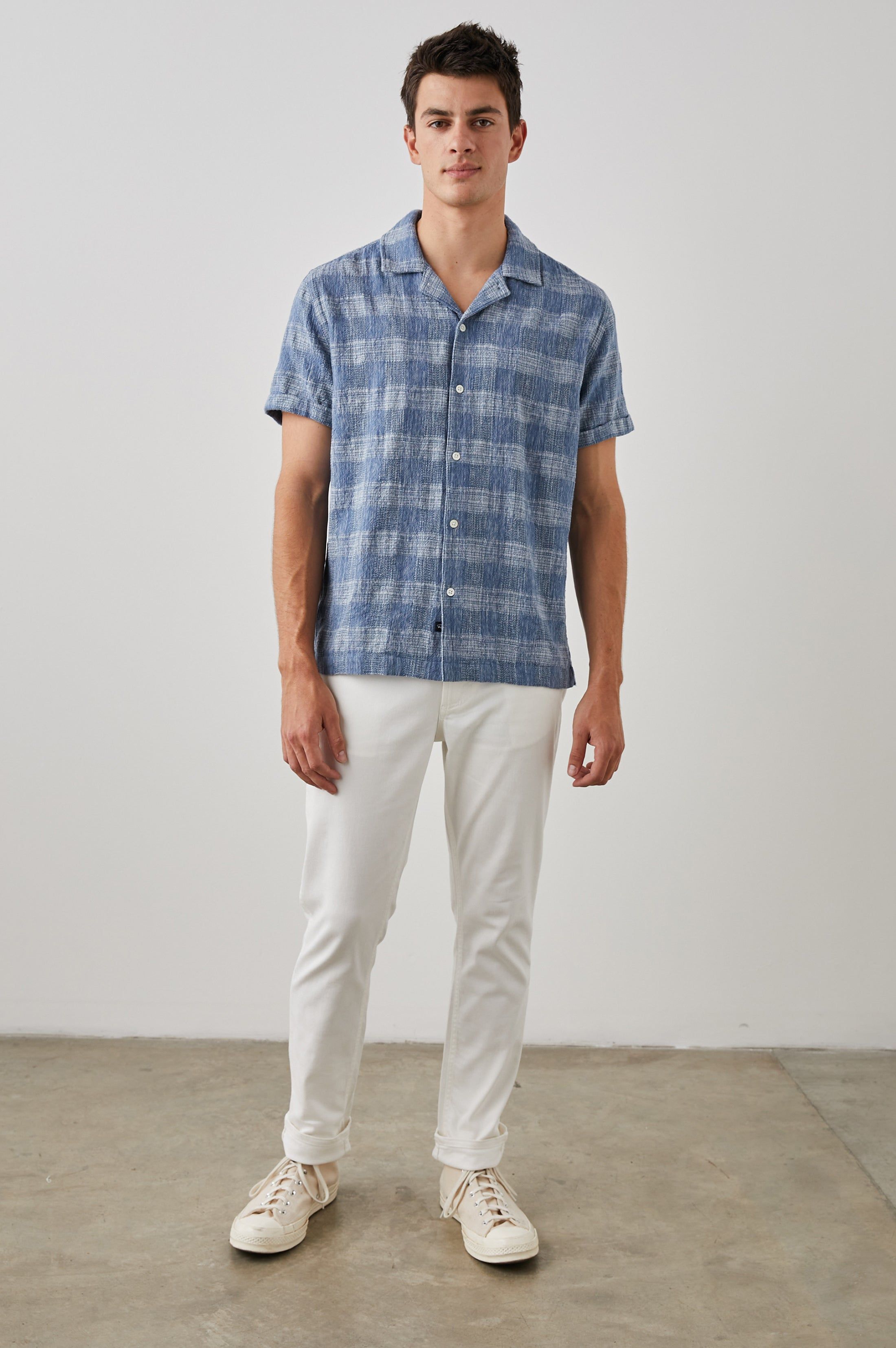 DRESDEN SHIRT - KYOTO BLUE sold by Rails product image thumbnail 3