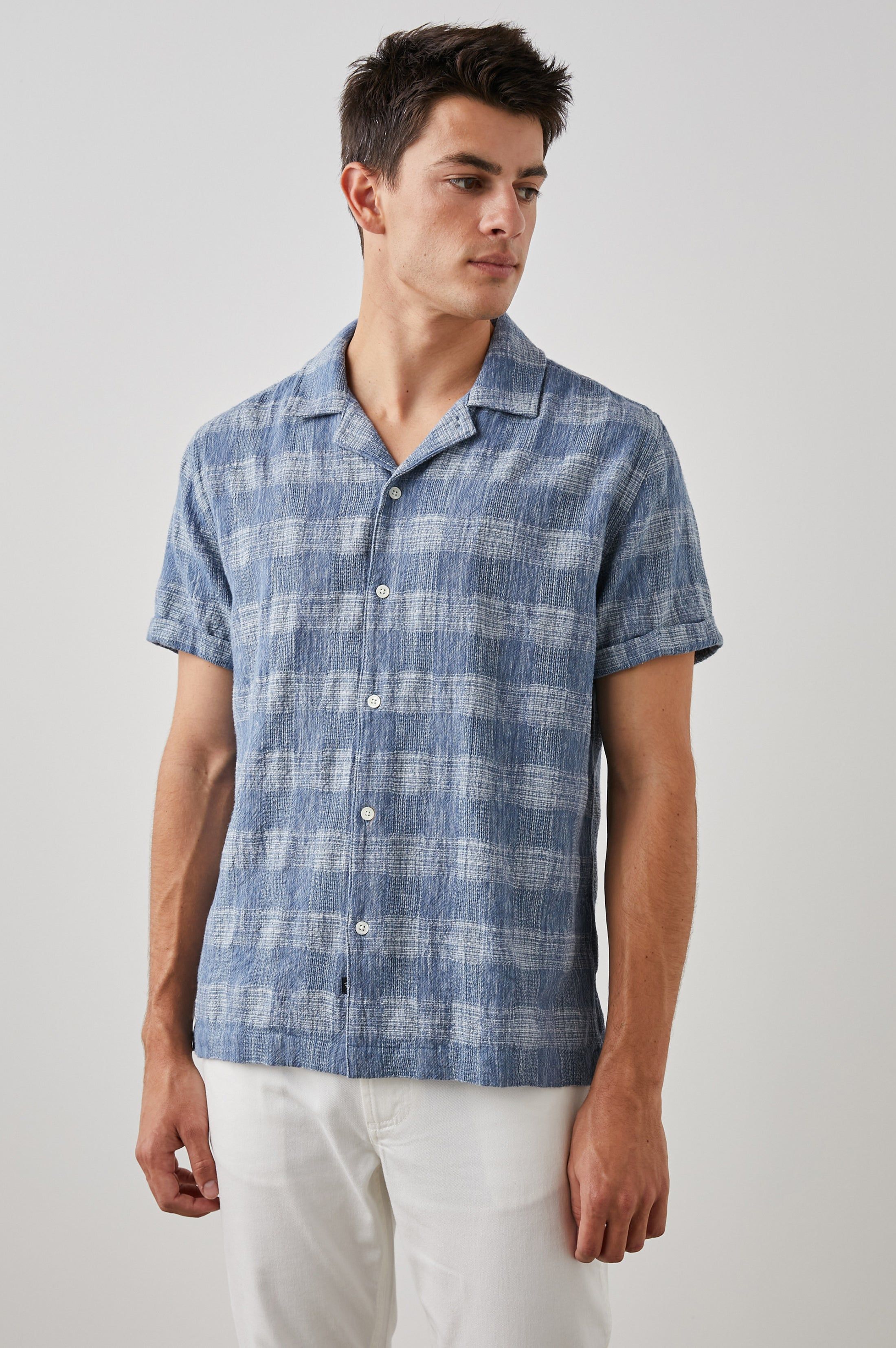 DRESDEN SHIRT - KYOTO BLUE sold by Rails product image thumbnail 4
