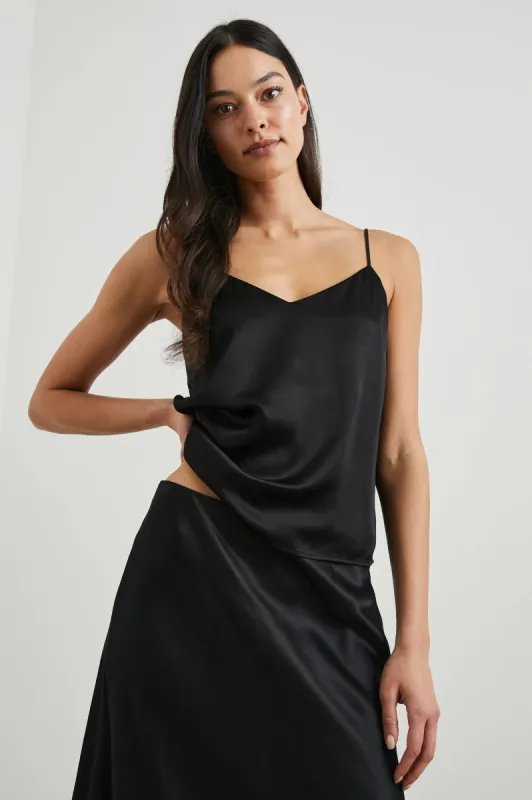 PAOLA TOP - BLACK sold by Rails