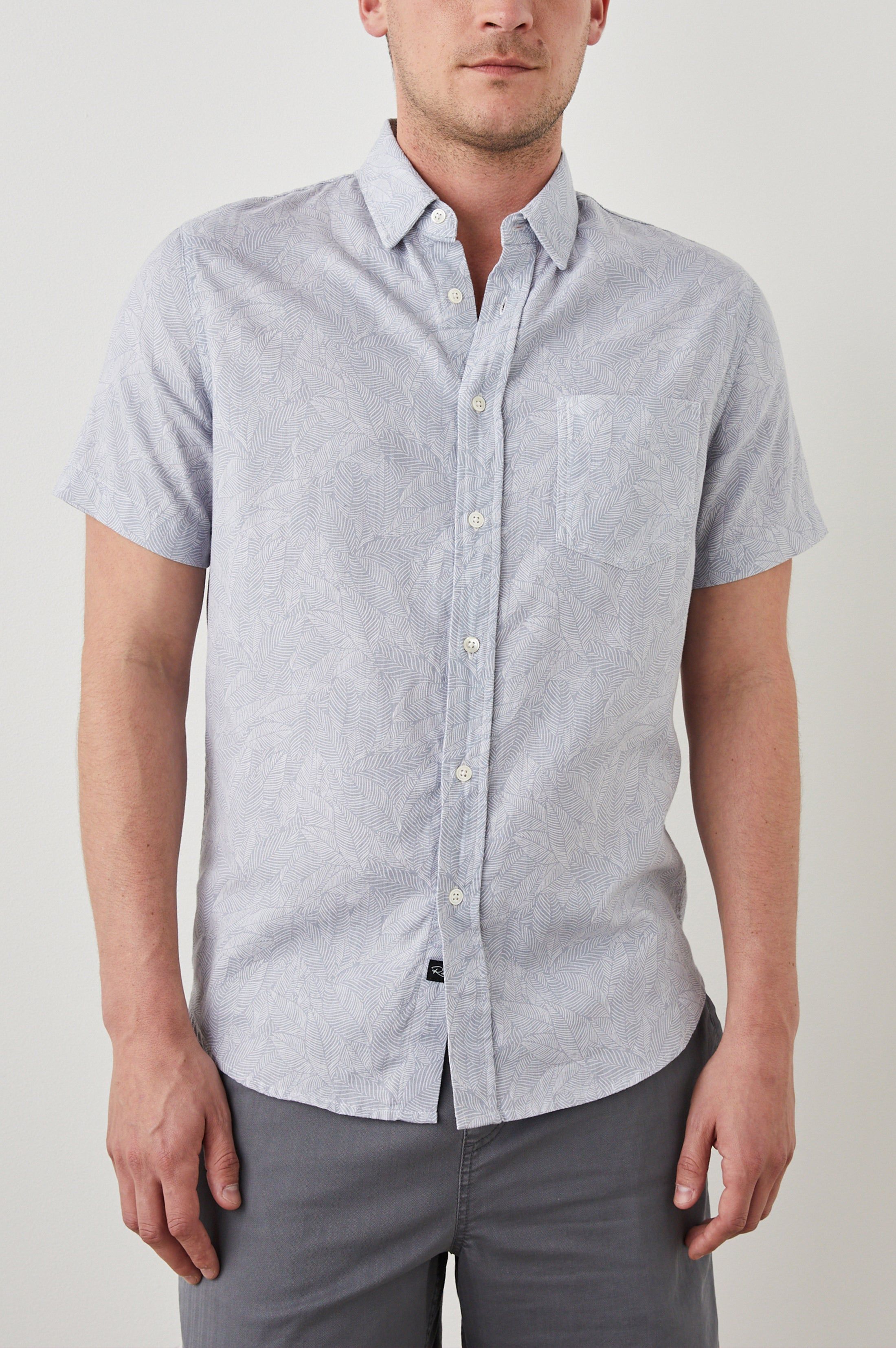 FAIRFAX SHIRT - AMAZON SUN BLUE sold by Rails