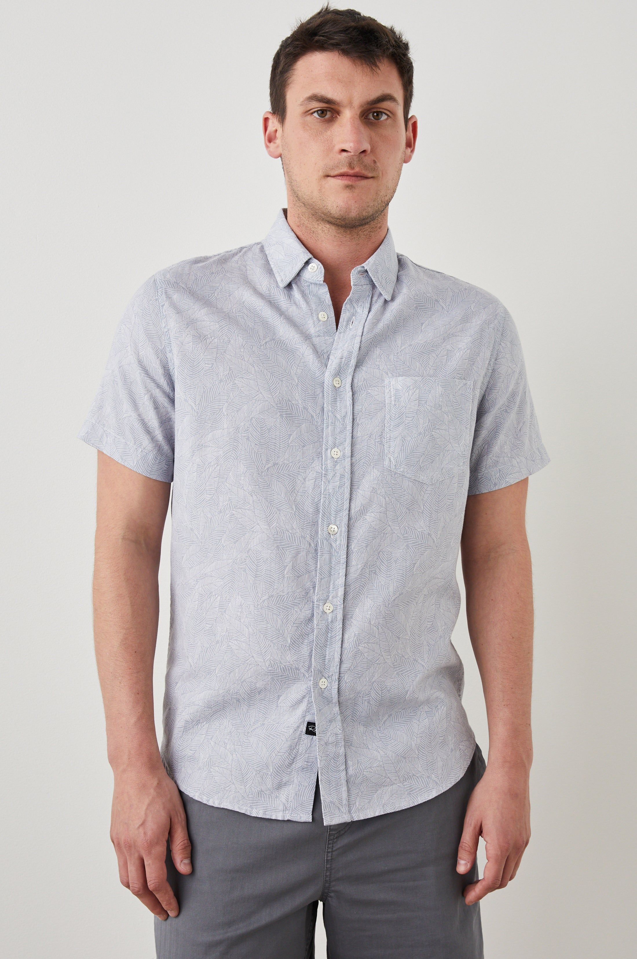 FAIRFAX SHIRT - AMAZON SUN BLUE sold by Rails