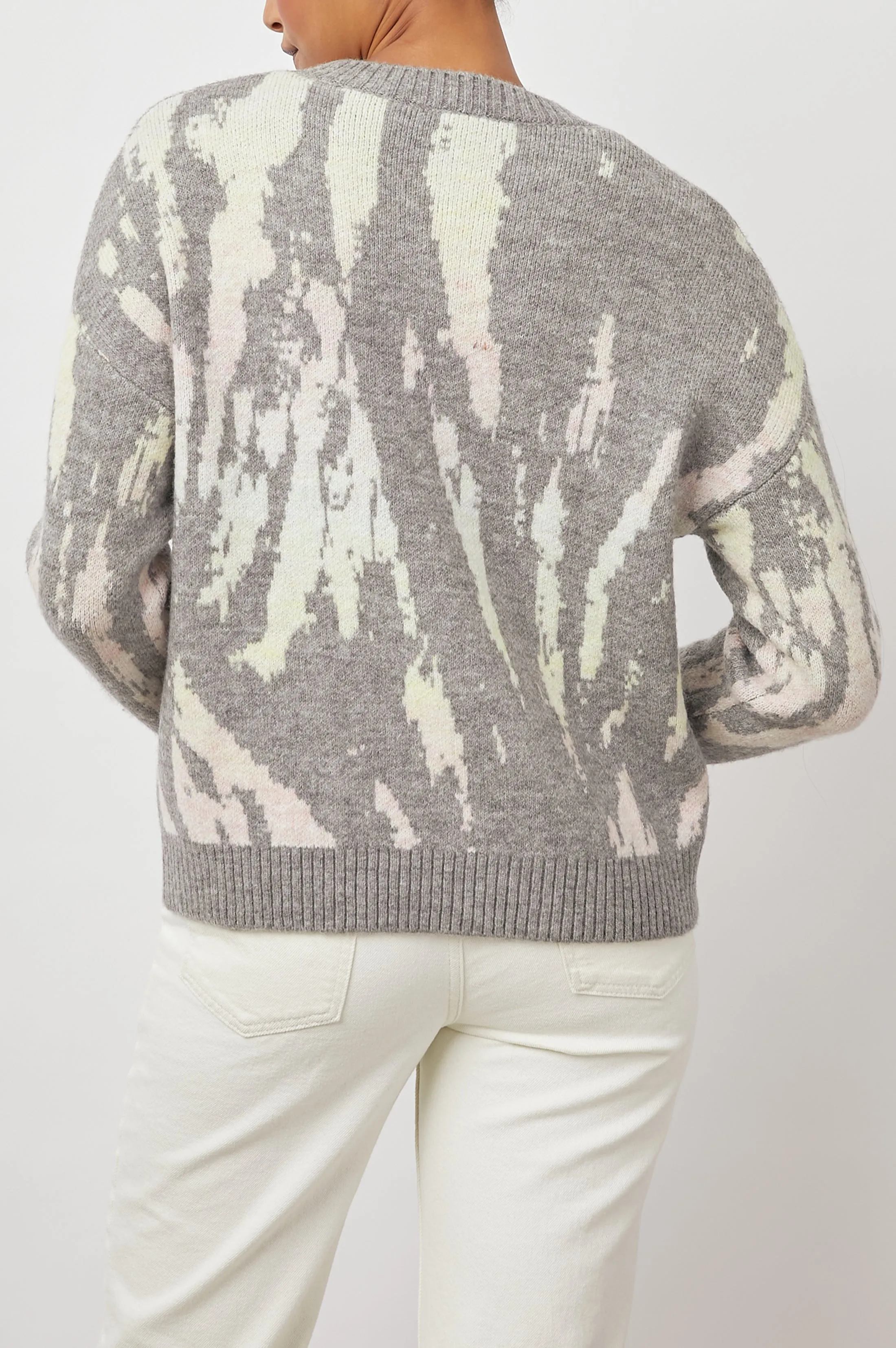 VIRGO SWEATER - GREY TIE DYE sold by Rails product image thumbnail 4