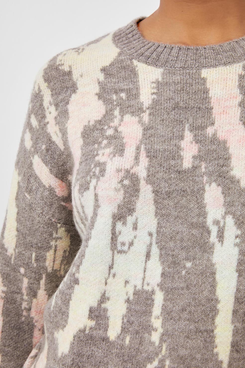 VIRGO SWEATER - GREY TIE DYE sold by Rails product image thumbnail 3
