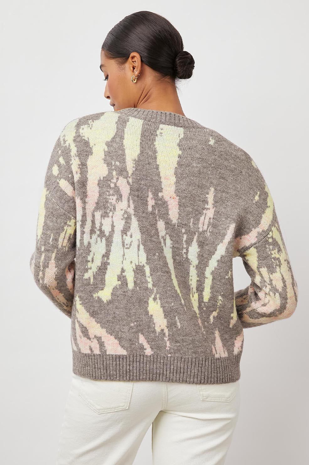 VIRGO SWEATER - GREY TIE DYE sold by Rails product image thumbnail 6