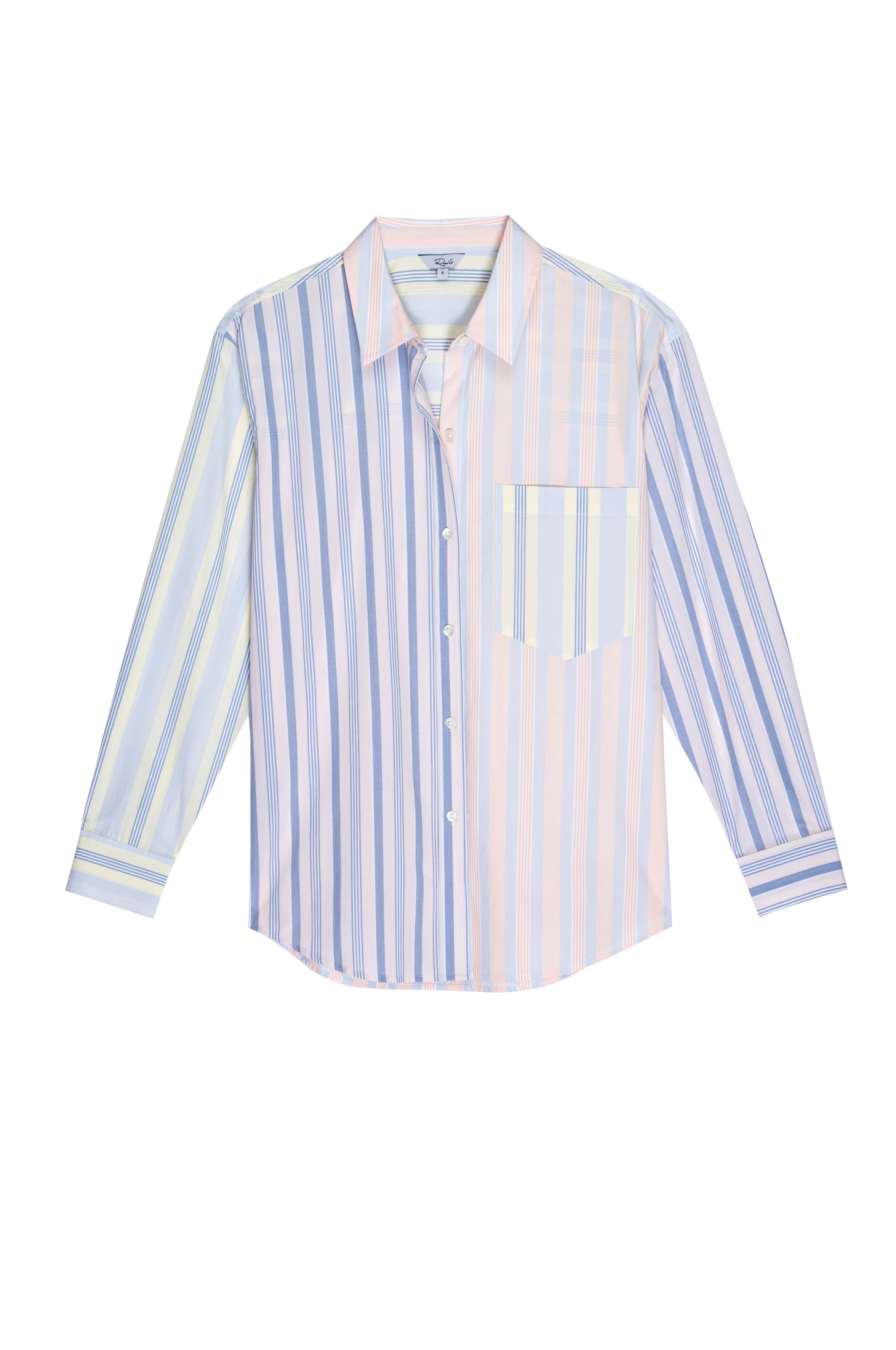 ARLO SHIRT - CITRUS MIXED STRIPE sold by Rails product image thumbnail 6