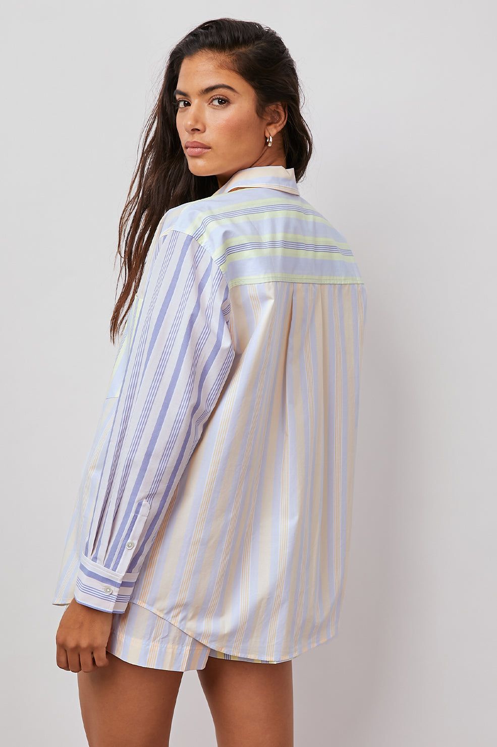 ARLO SHIRT - CITRUS MIXED STRIPE sold by Rails product image thumbnail 5