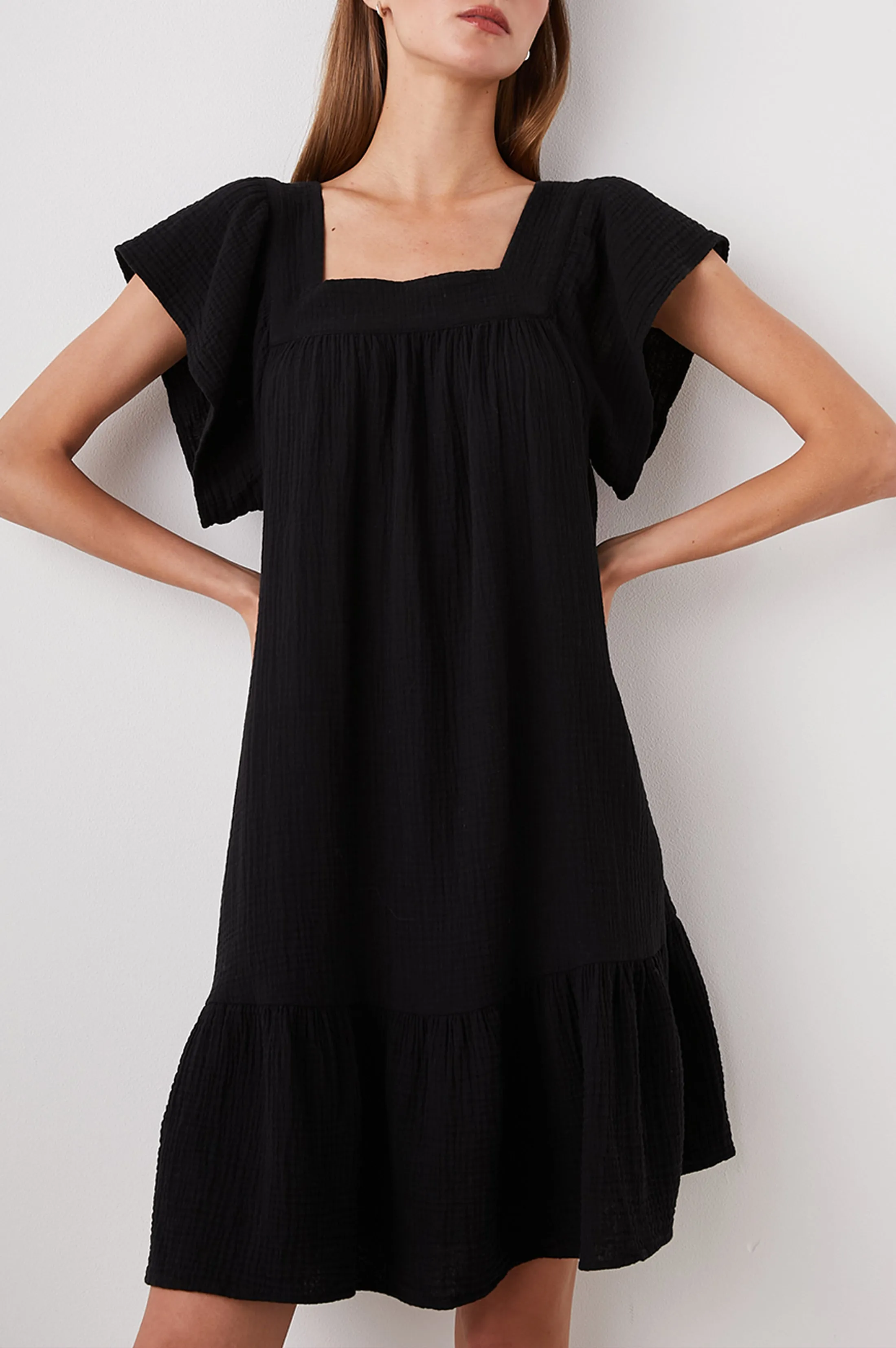 EVERDEEN DRESS - BLACK sold by Rails