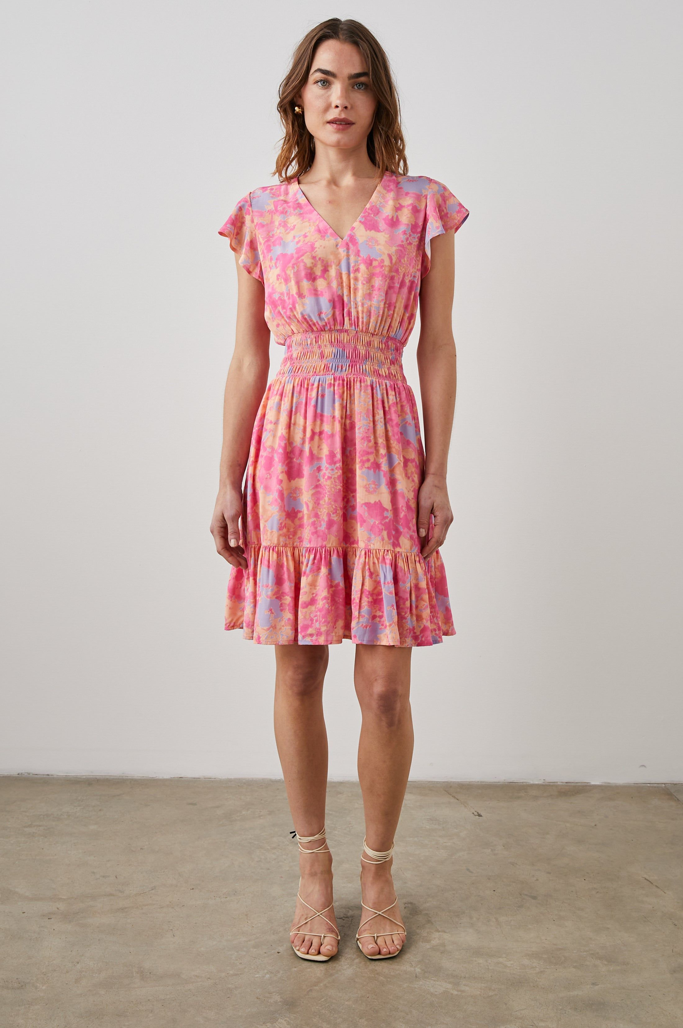 TARA DRESS - PASSION FLOWER sold by Rails