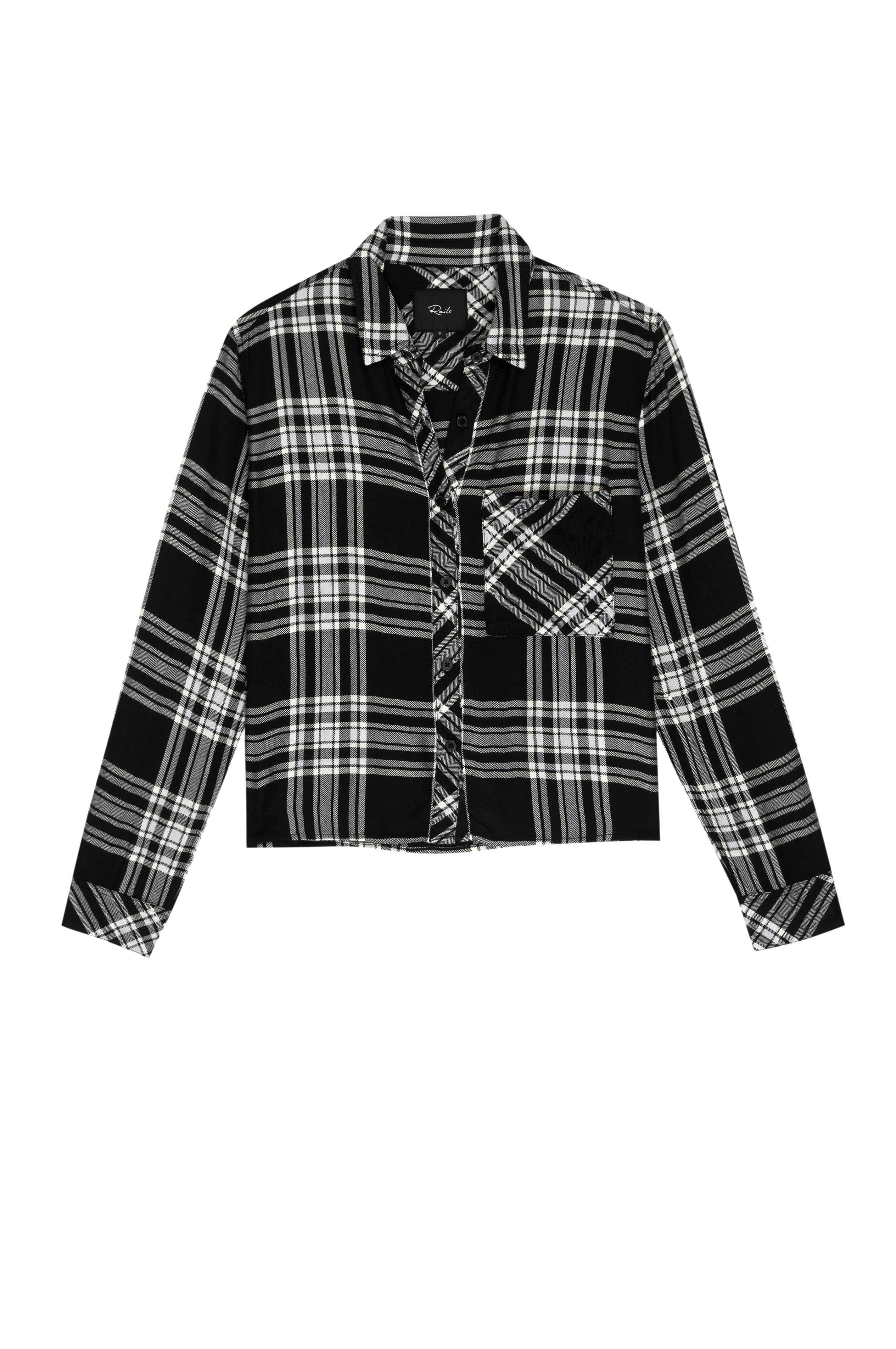 DYLAN SHIRT - BLACK SKY IVORY sold by Rails product image thumbnail 5