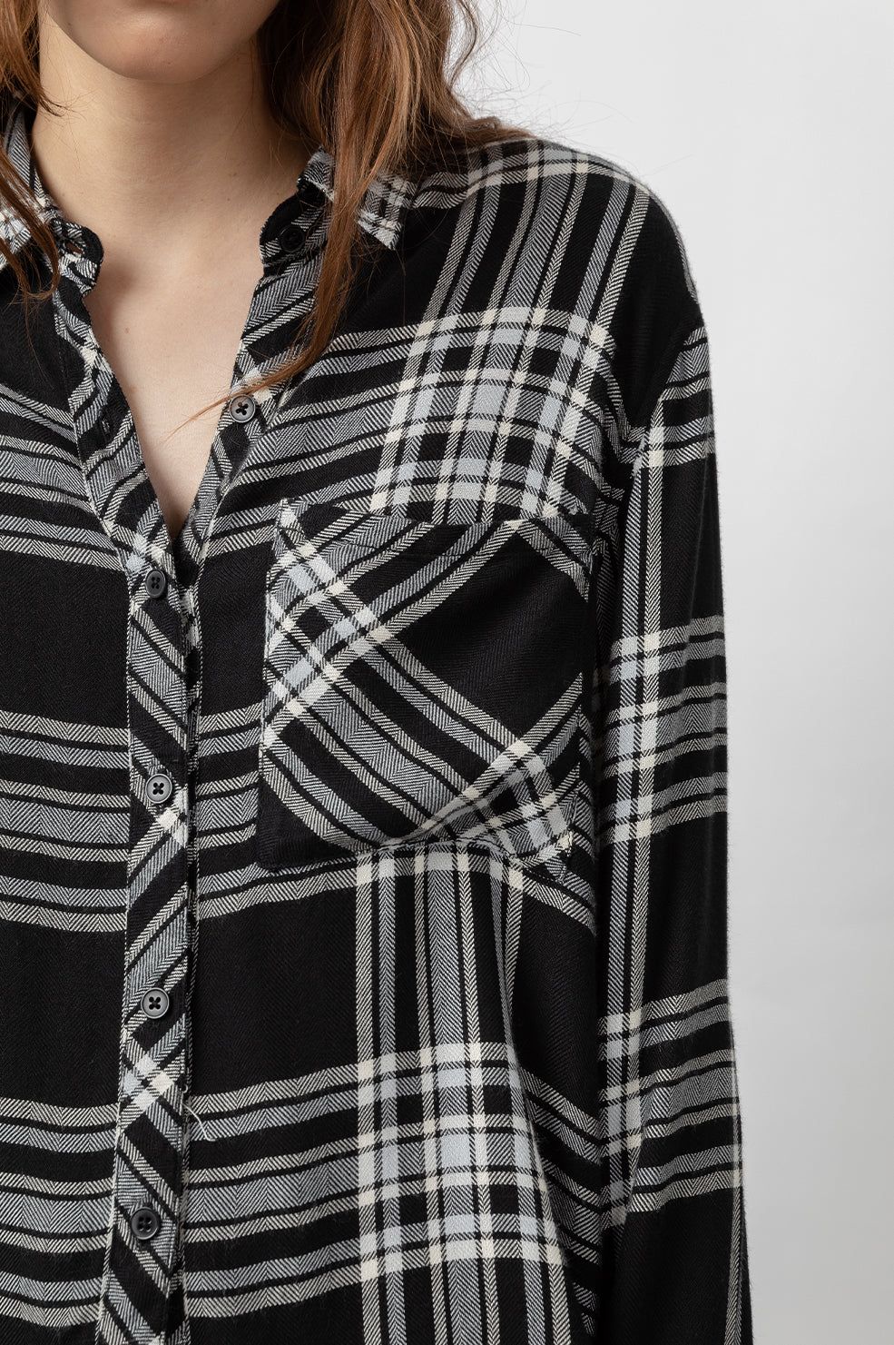 DYLAN SHIRT - BLACK SKY IVORY sold by Rails product image thumbnail 2