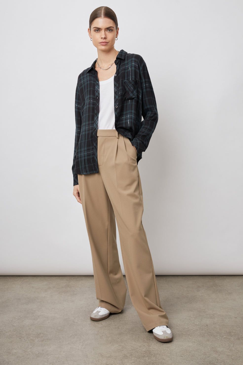 HUNTER SHIRT - FOREST SLATE TINSEL sold by Rails product image thumbnail 3