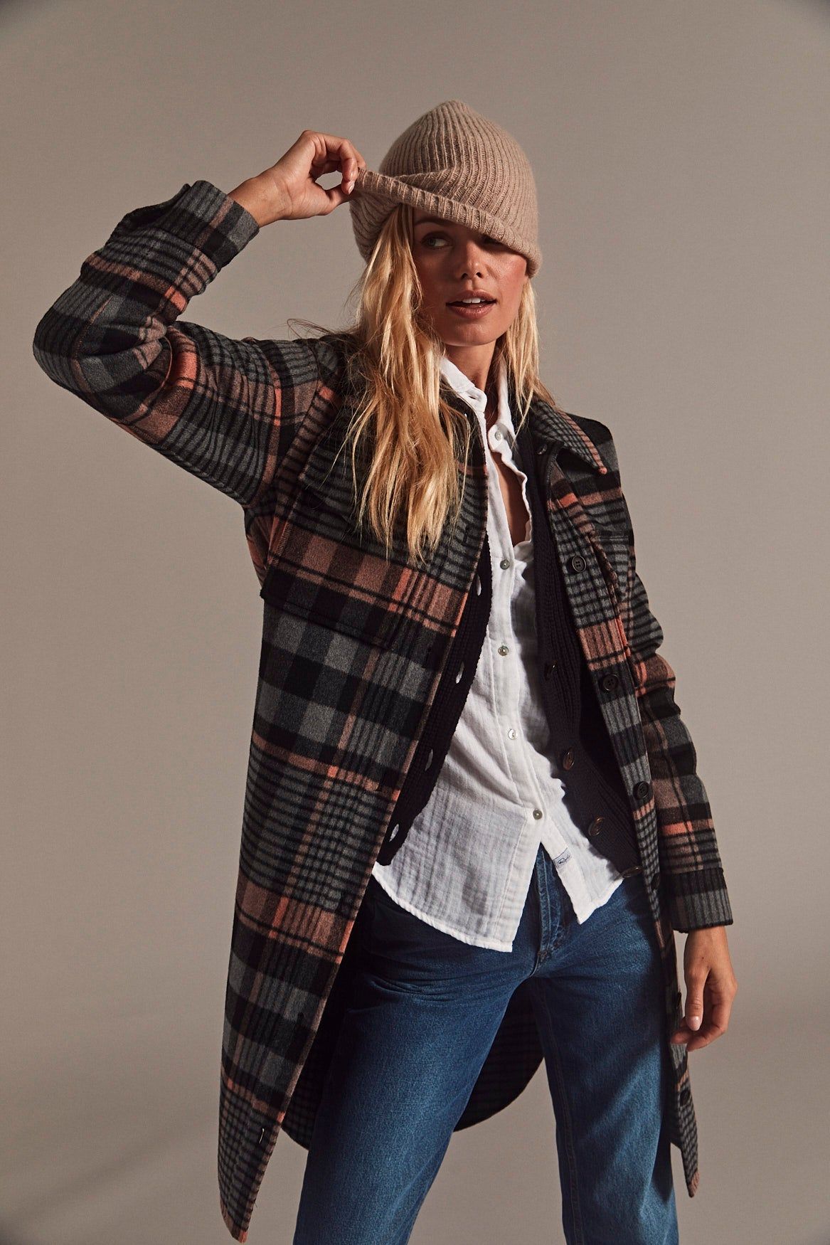 MELINA COAT - MANHATTAN PLAID sold by Rails product image thumbnail 2