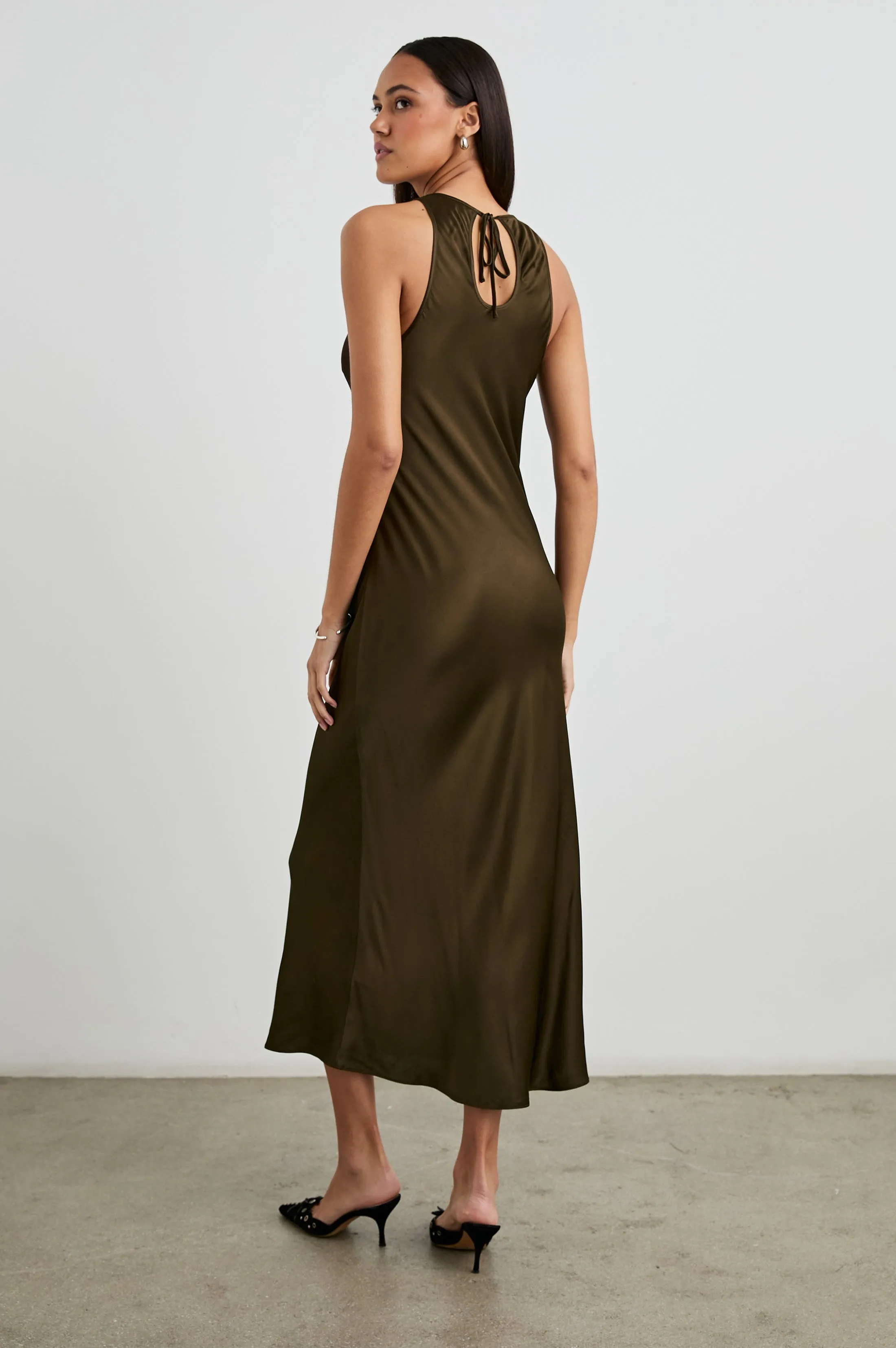 SOLENE DRESS - DARK MOSS sold by Rails product image thumbnail 4