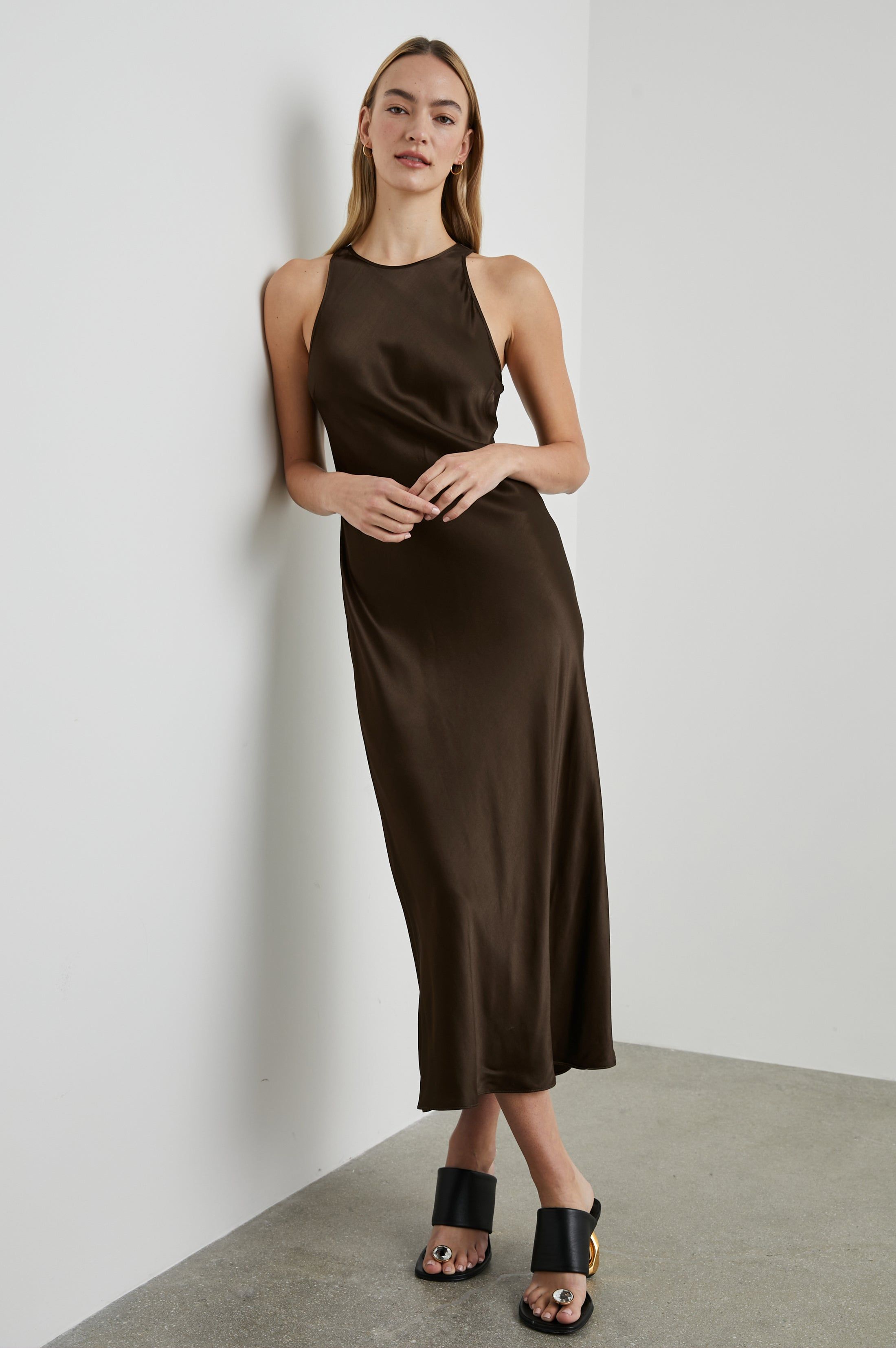 SOLENE DRESS - DARK MOSS sold by Rails product image thumbnail 3