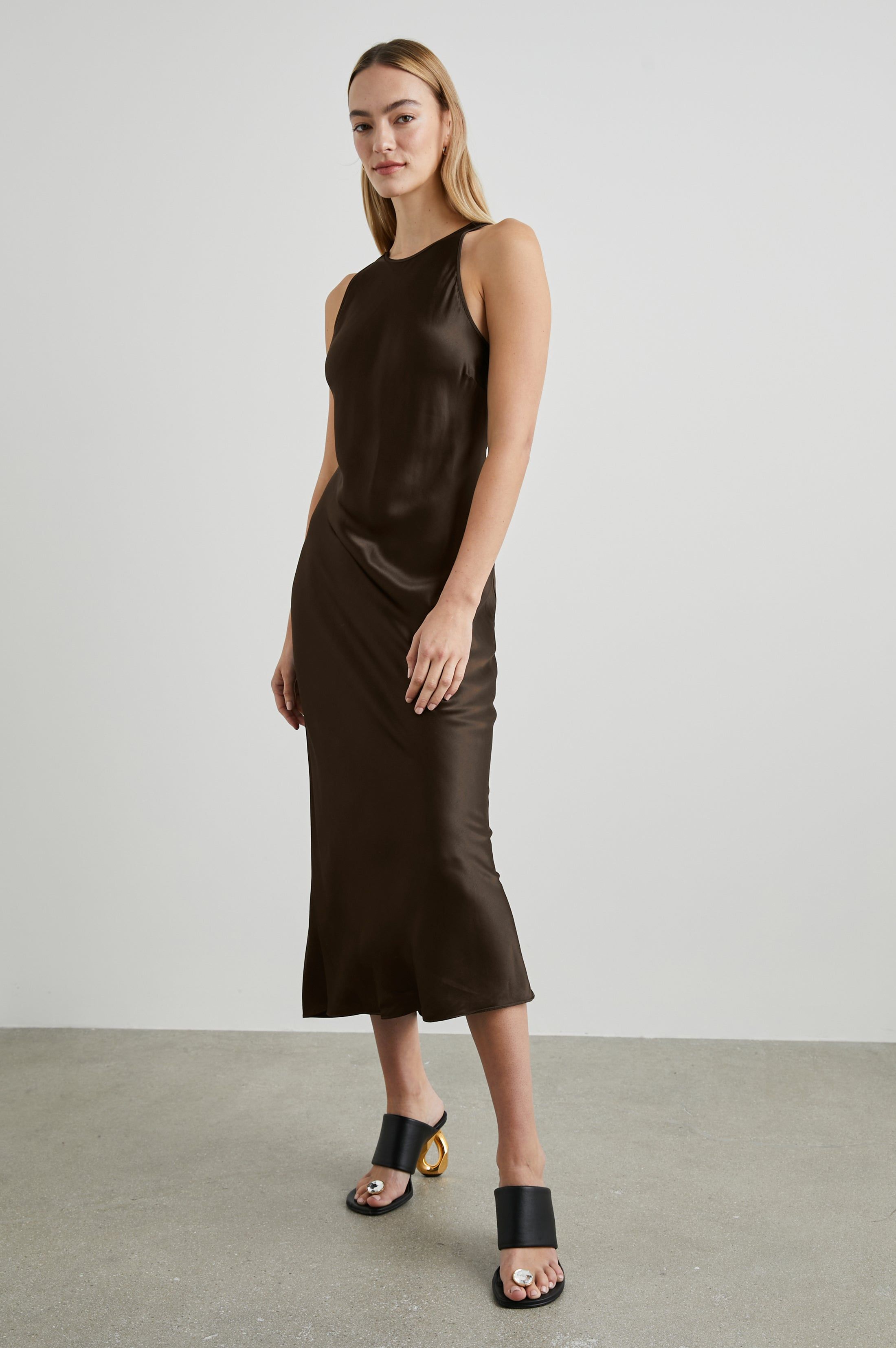 SOLENE DRESS - DARK MOSS sold by Rails product image thumbnail 4
