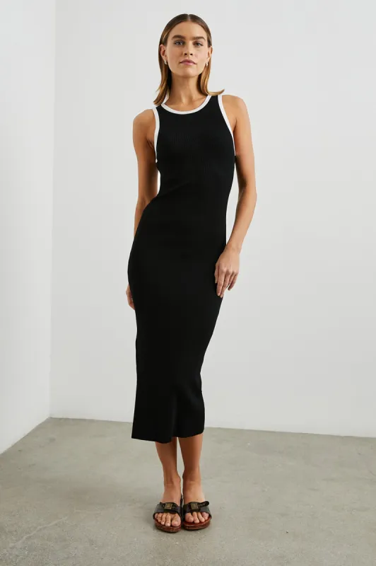 RUE DRESS - BLACK sold by Rails