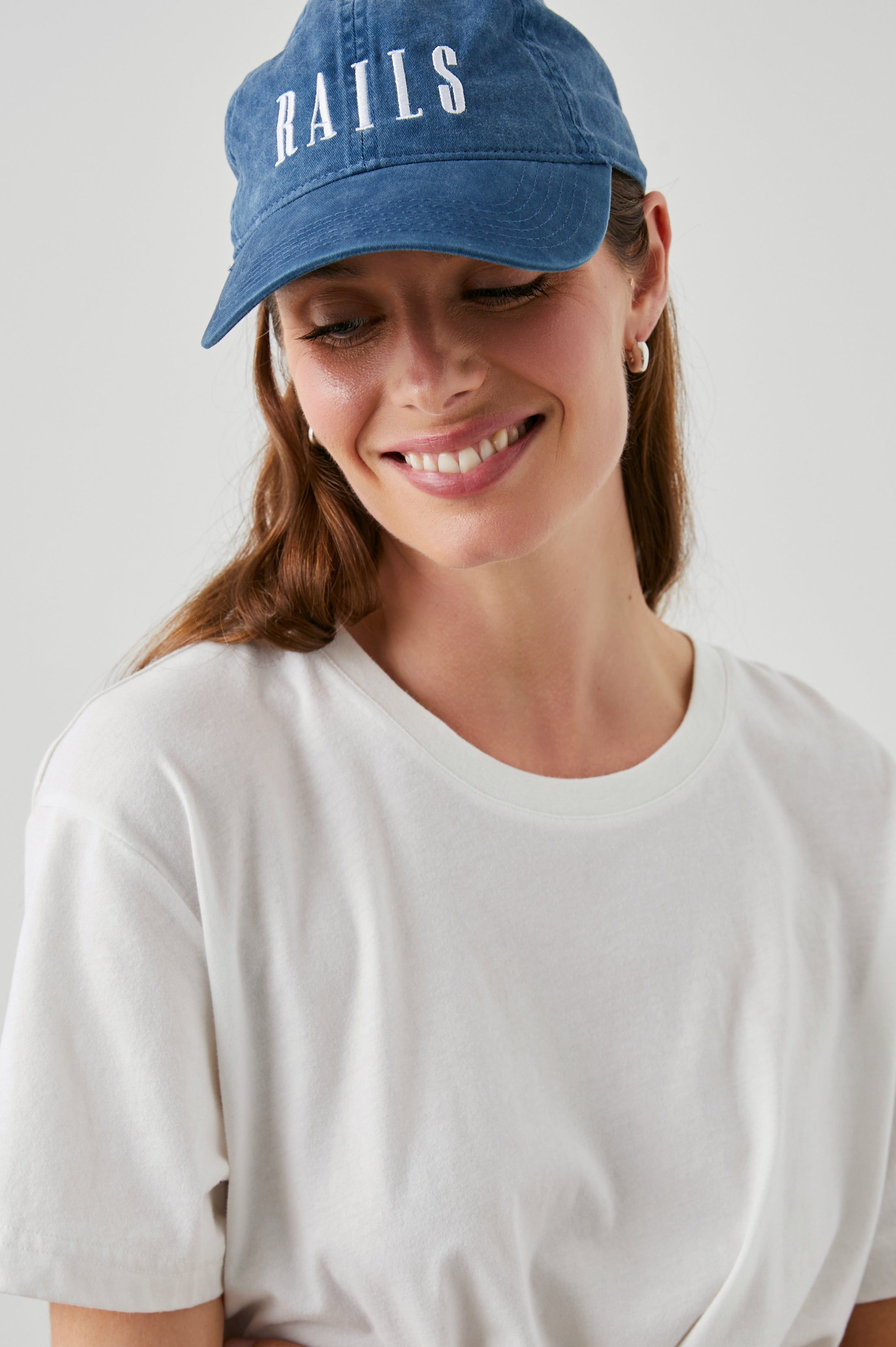 RAILS BASEBALL CAP - NAVY sold by Rails product image thumbnail 2