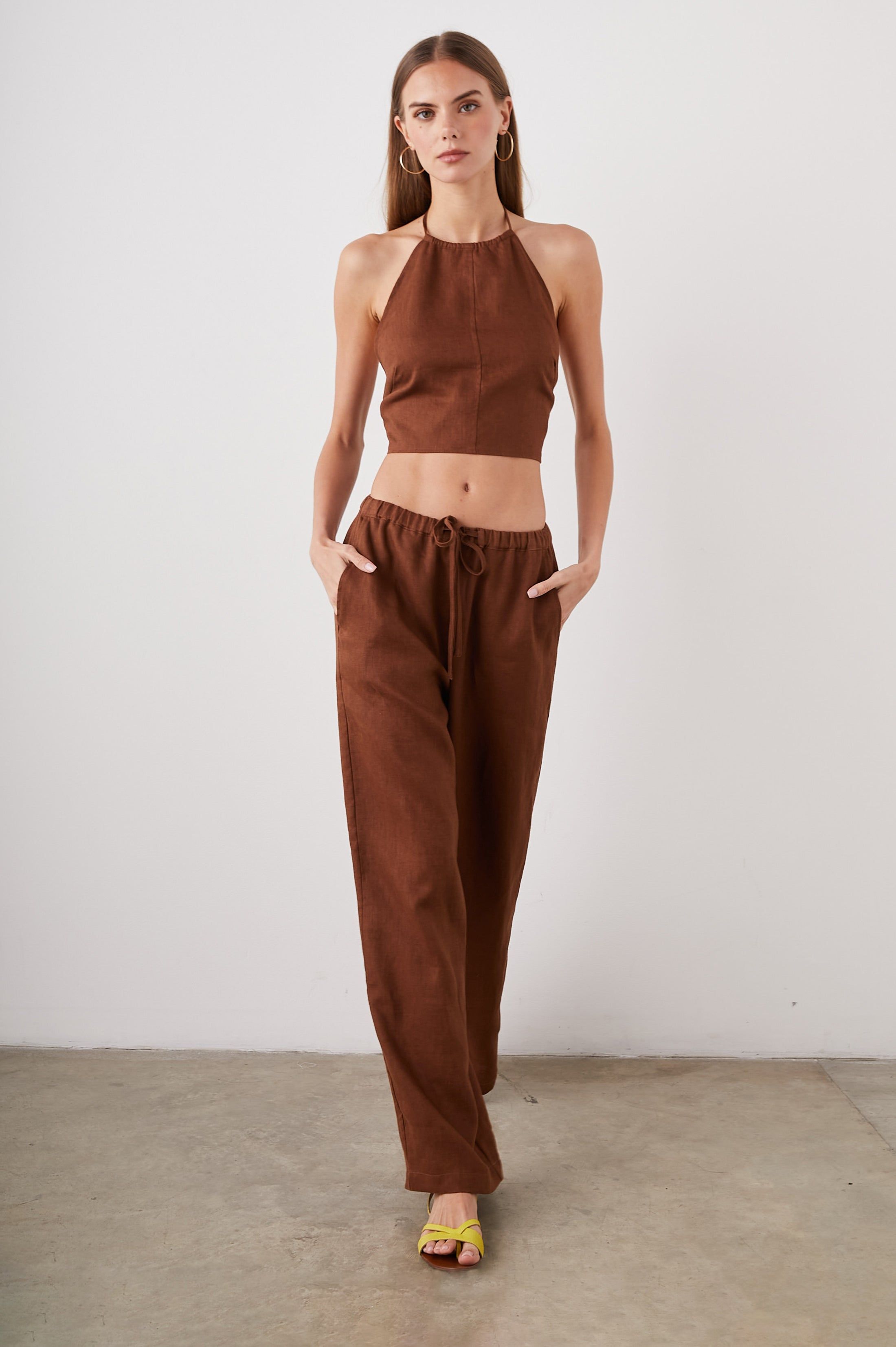 EMMIE PANT - CACAO sold by Rails product image thumbnail 5