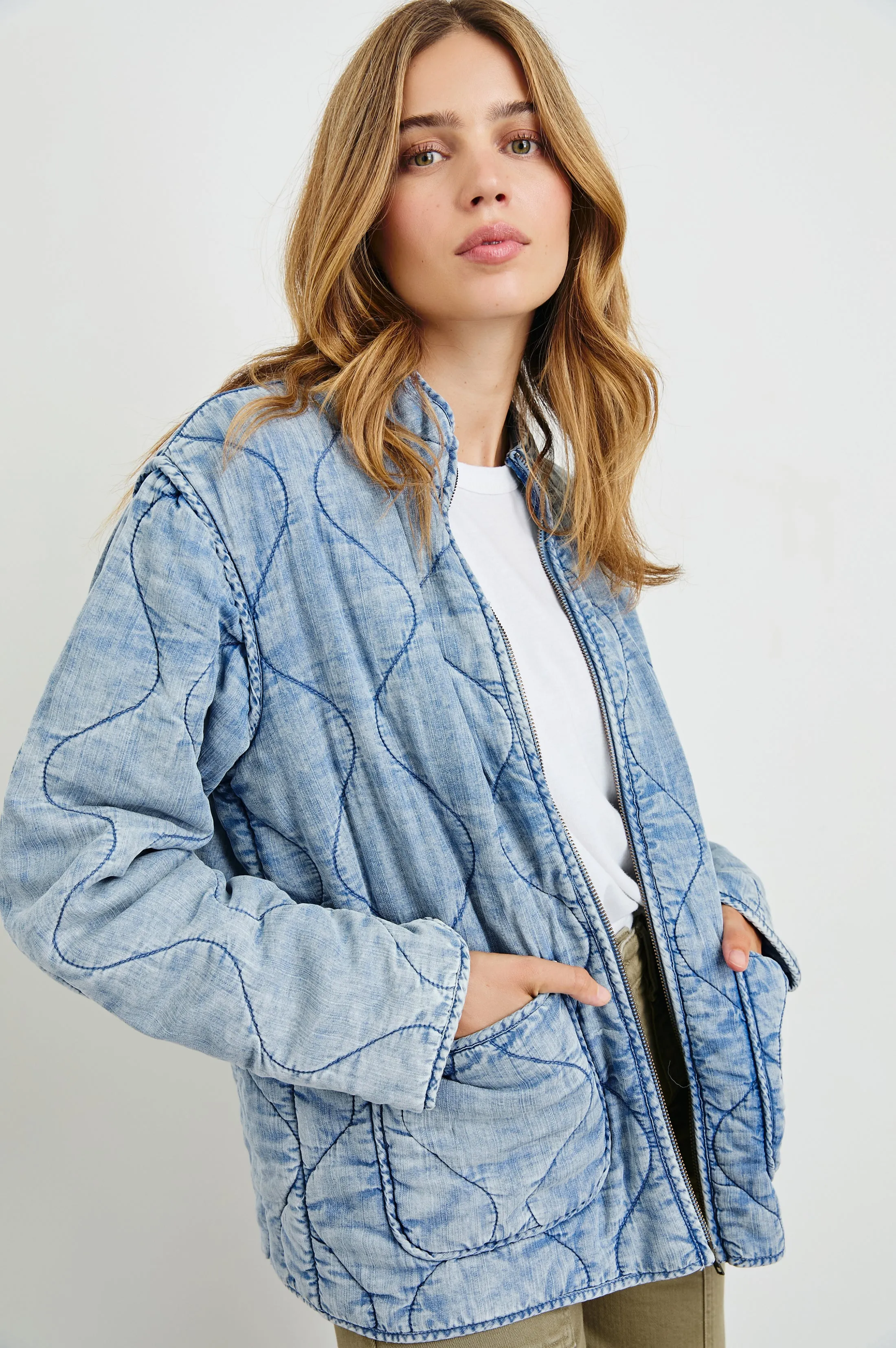 DENVER JACKET - MED VINTAGE
CLOUD WASH sold by Rails product image thumbnail 4