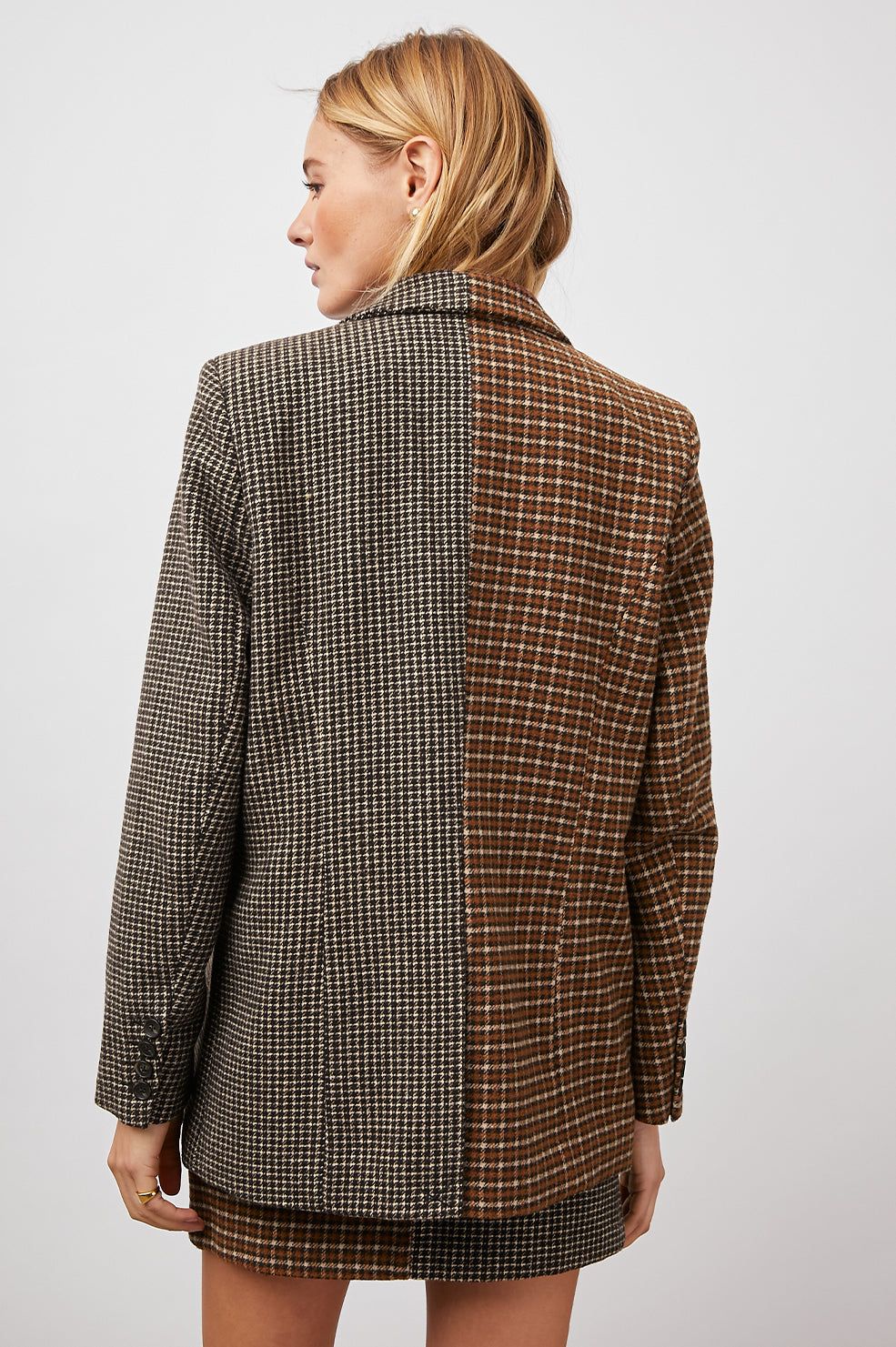 CODY BLAZER - MIXED MINI CHECK sold by Rails product image thumbnail 4