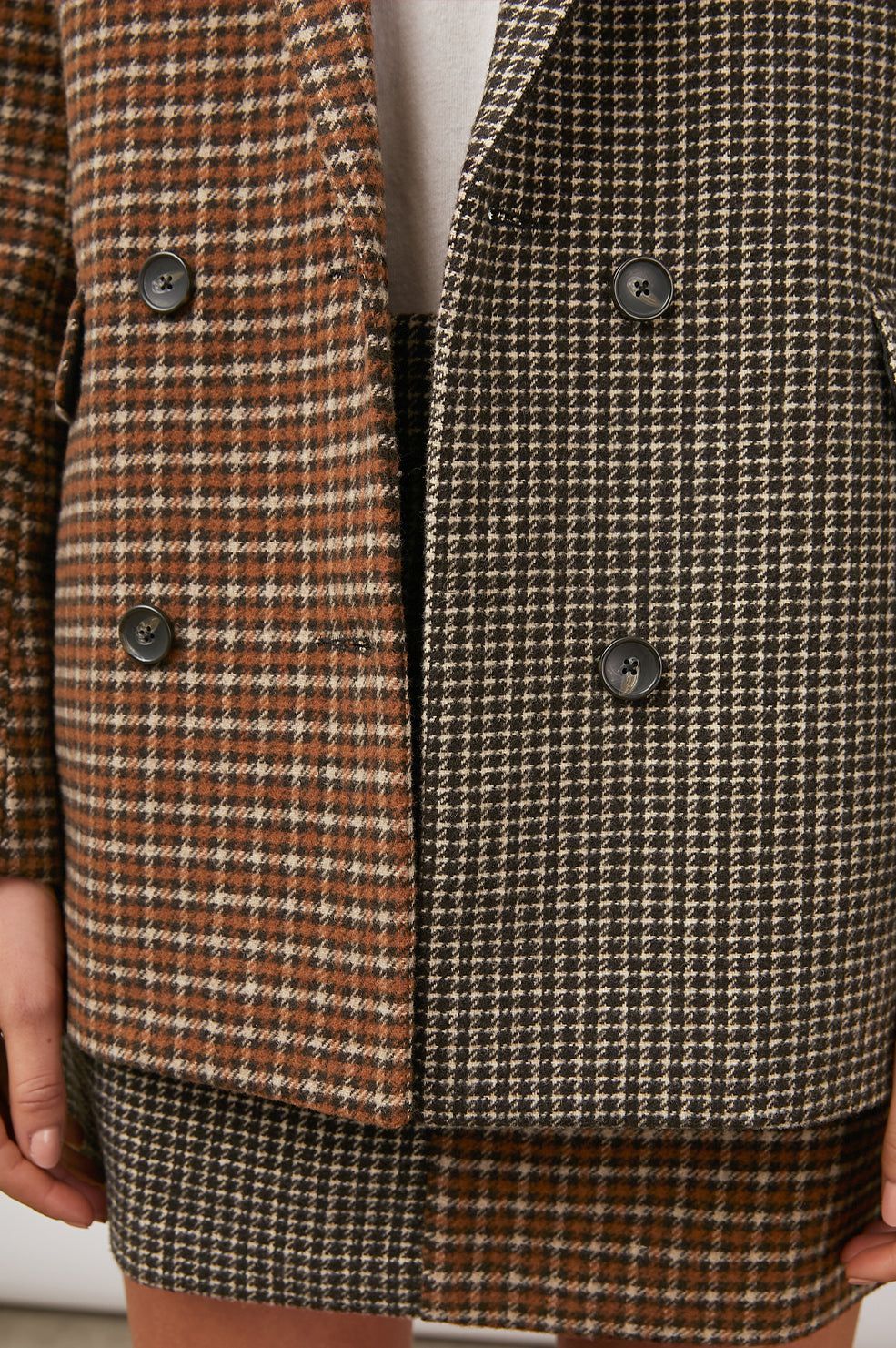CODY BLAZER - MIXED MINI CHECK sold by Rails product image thumbnail 2