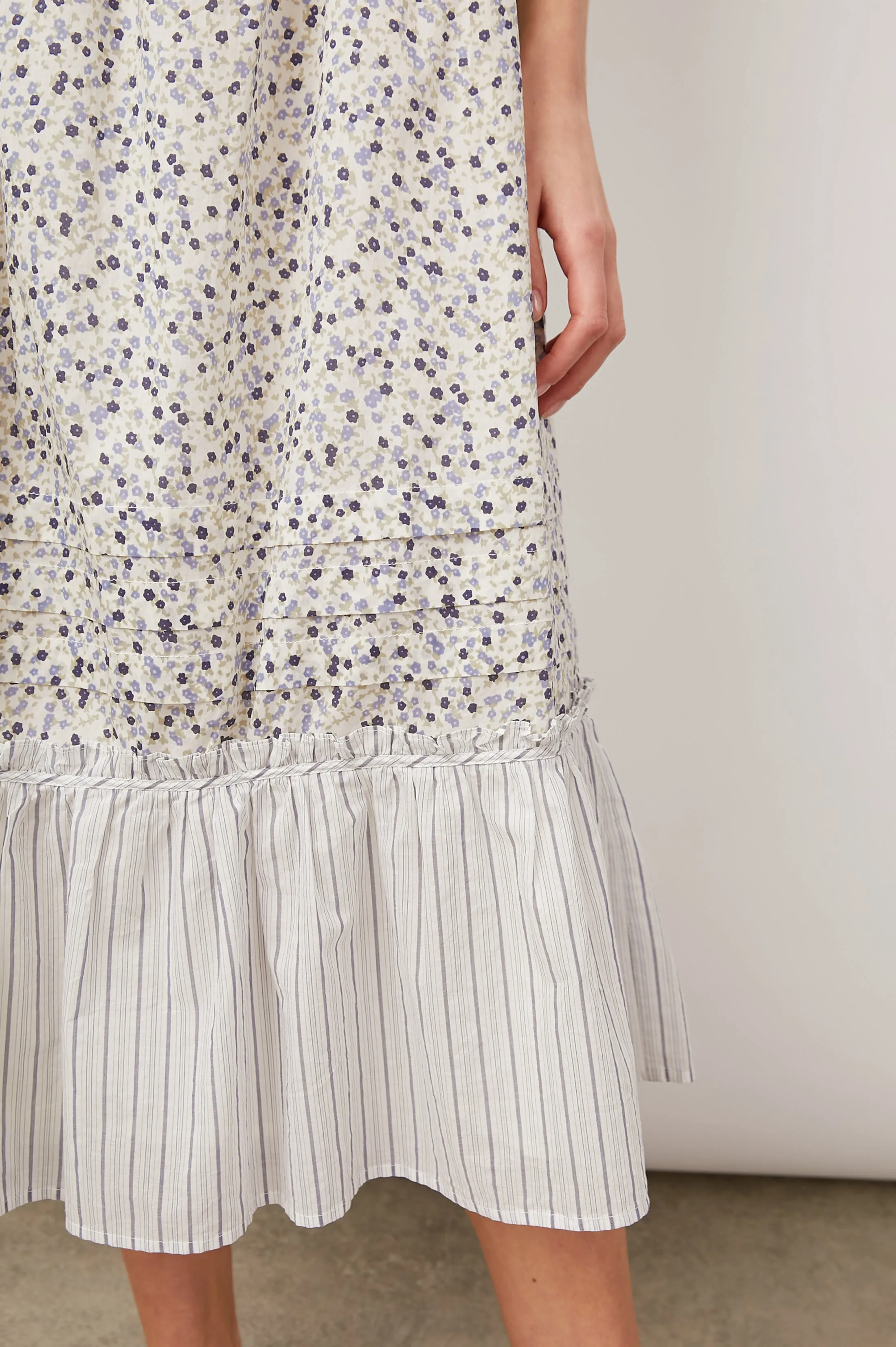 DORA DRESS - FLORAL GINGHAM MIX sold by Rails product image thumbnail 4