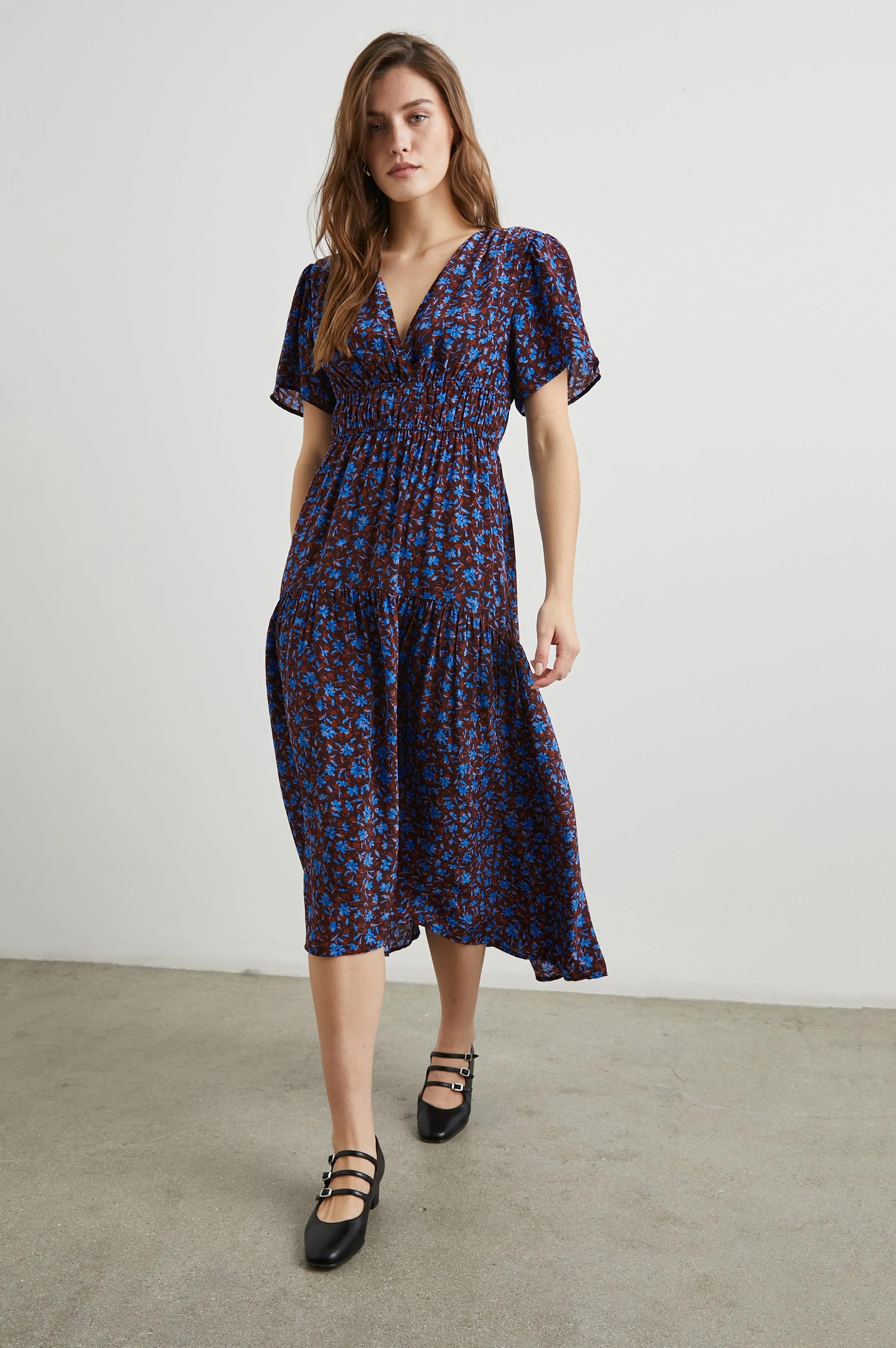 ADELAIDE DRESS - RUSSET CAMELLIA sold by Rails product image thumbnail 3