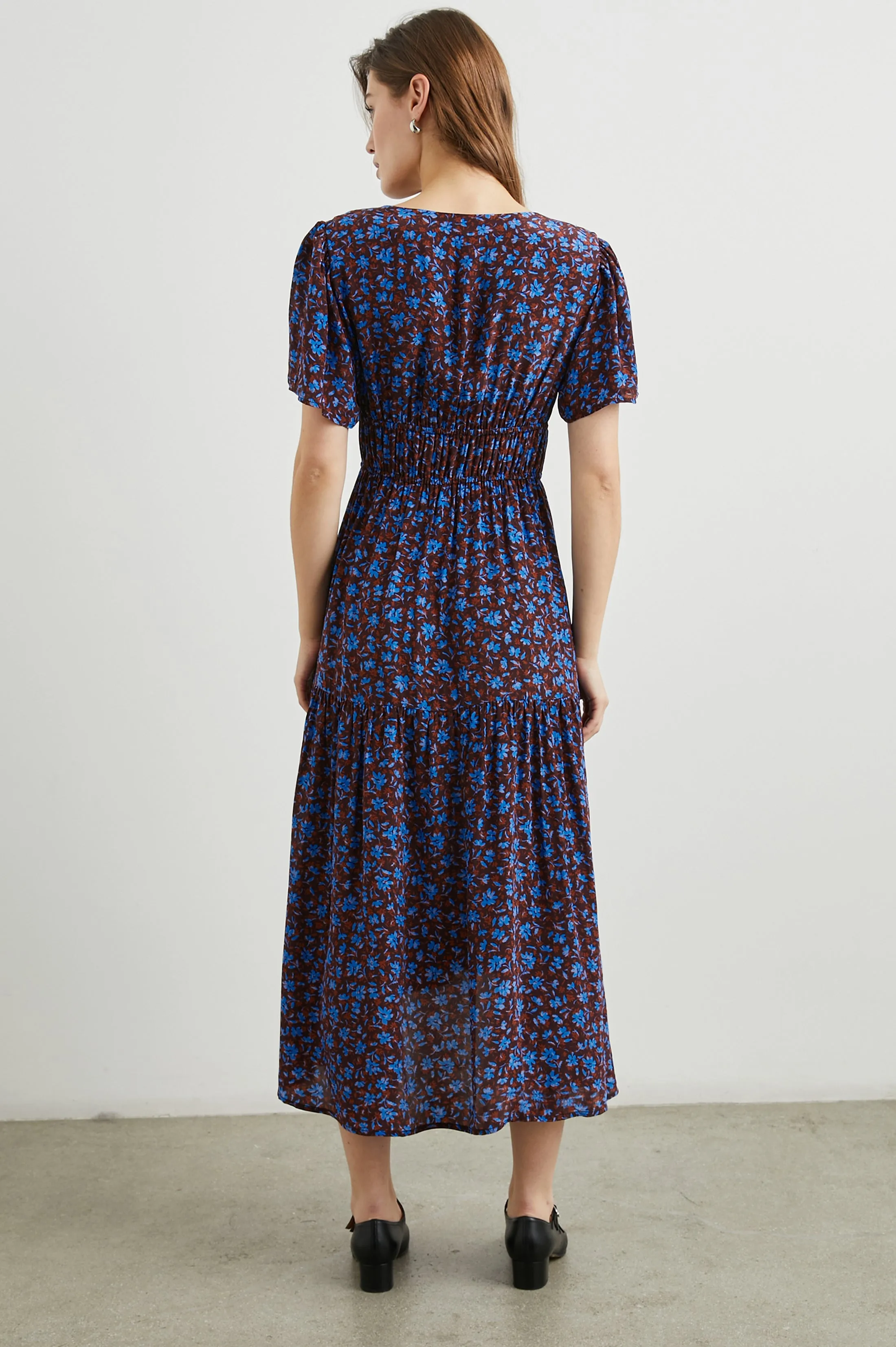 ADELAIDE DRESS - RUSSET CAMELLIA sold by Rails product image thumbnail 4