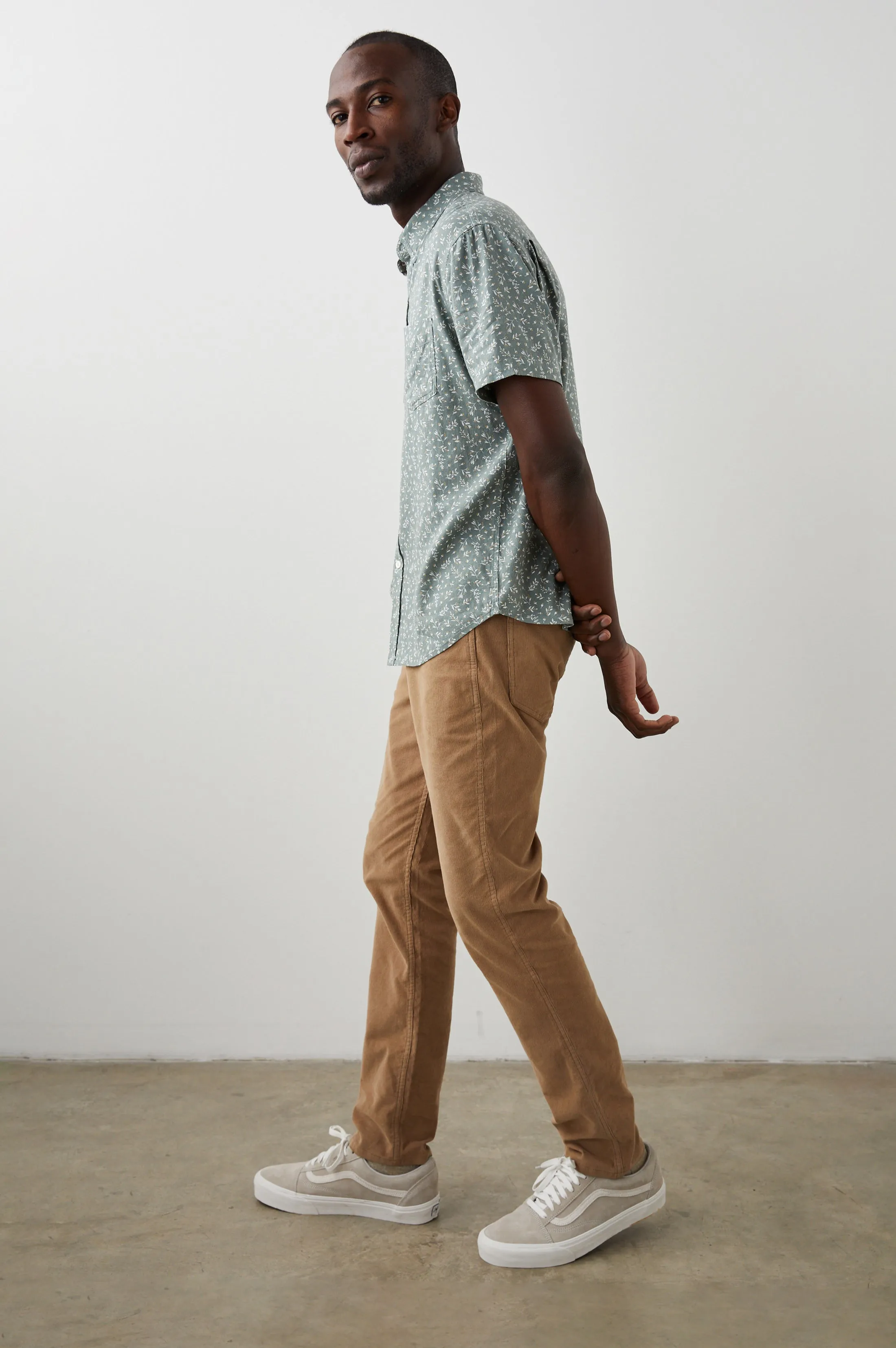 CARSON SHIRT - ACORN FORAGE MINT sold by Rails product image thumbnail 3
