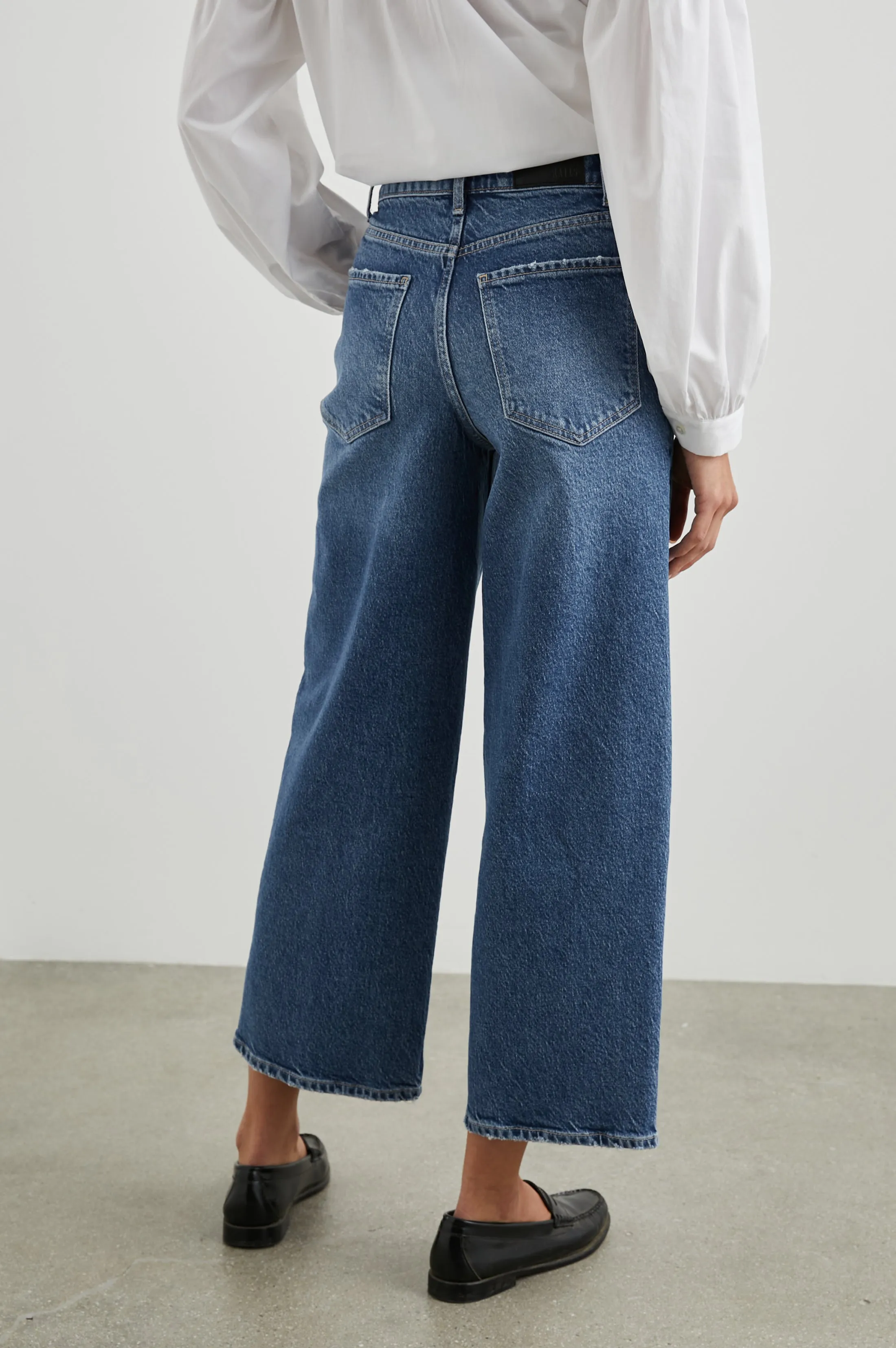 GETTY CROP WIDE LEG - MAZARINE sold by Rails product image thumbnail 4