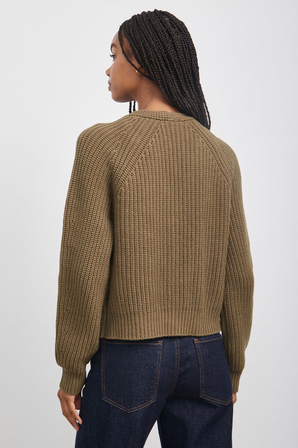 JOSIE CARDIGAN - OLIVE sold by Rails product image thumbnail 4