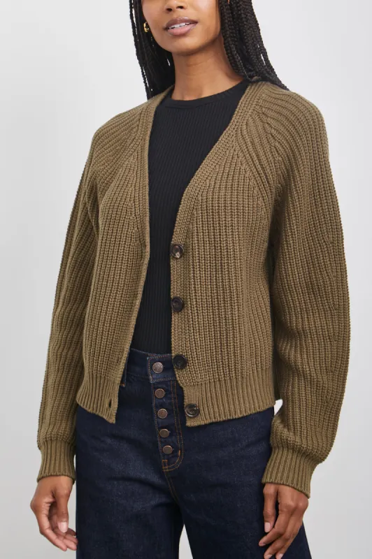 JOSIE CARDIGAN - OLIVE sold by Rails
