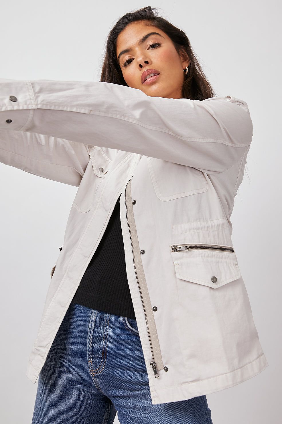 MILLER JACKET - STONE sold by Rails product image thumbnail 4