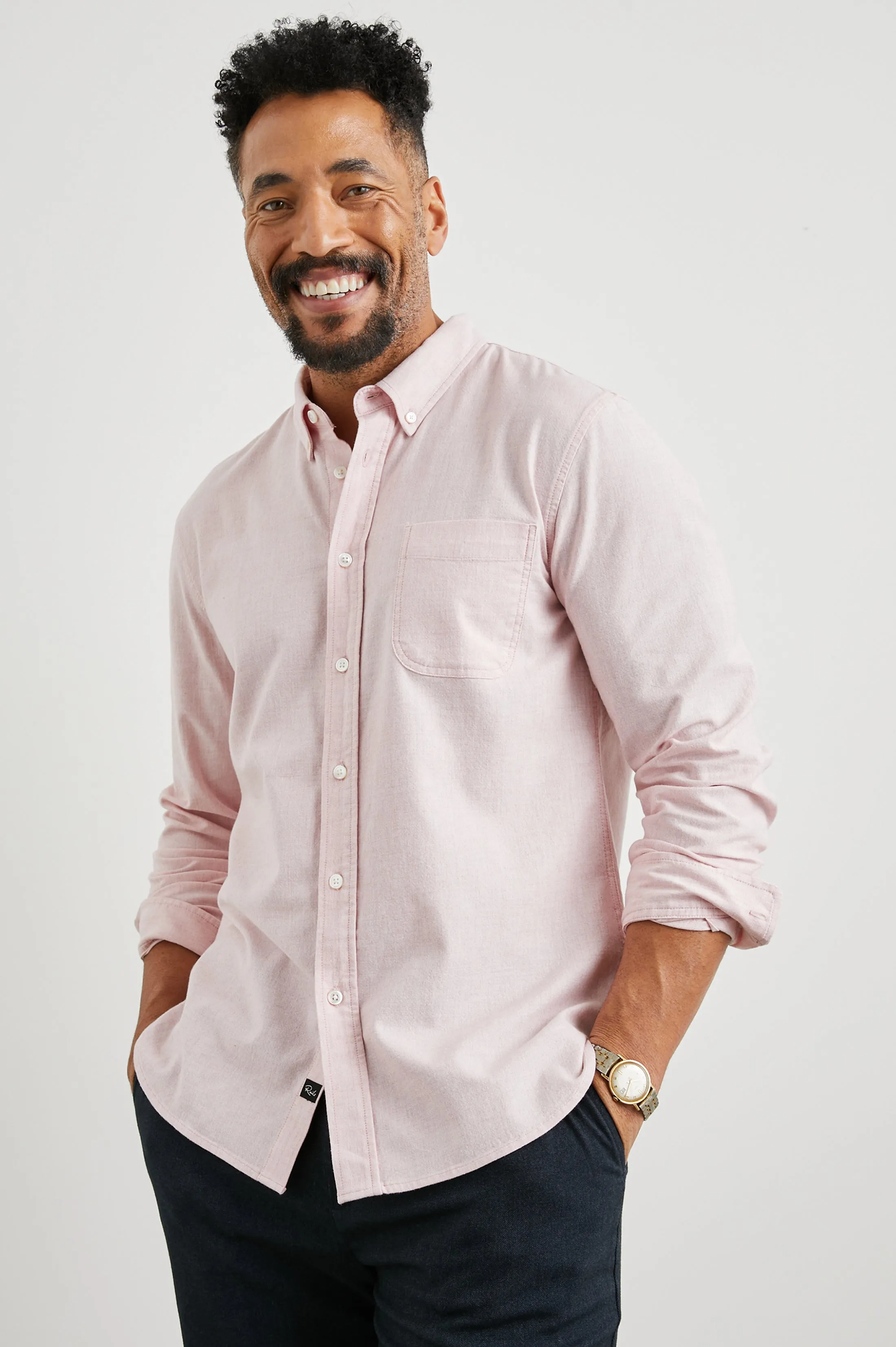 PERRY SHIRT - PERFECT PINK OXFORD sold by Rails product image thumbnail 2