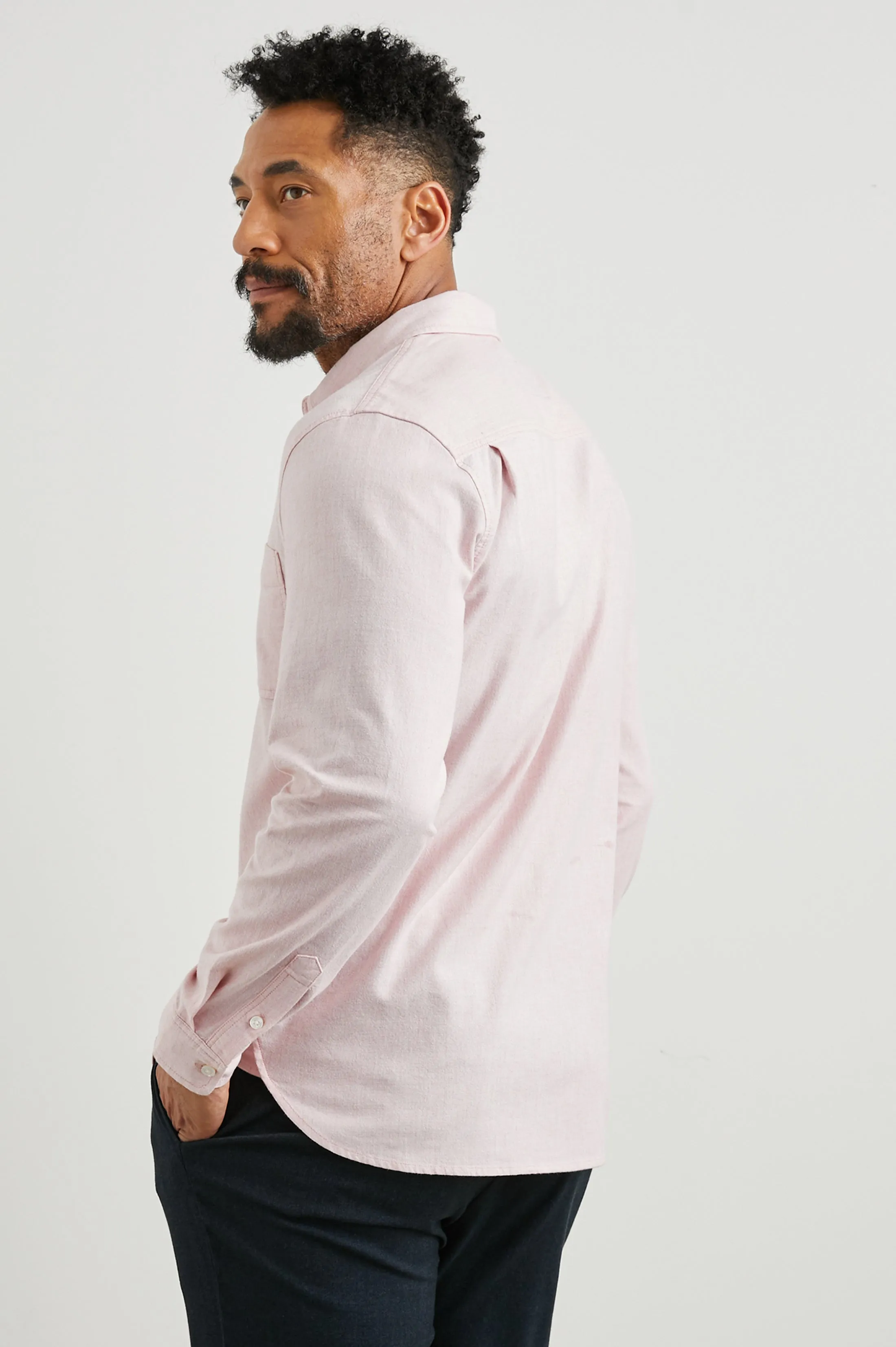 PERRY SHIRT - PERFECT PINK OXFORD sold by Rails product image thumbnail 5