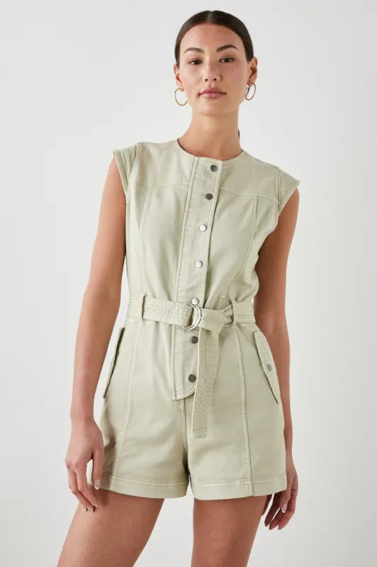 BESSIE ROMPER - SAGE DUST sold by Rails