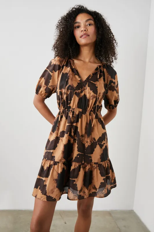 AMABELLA DRESS - TIGERS EYE sold by Rails