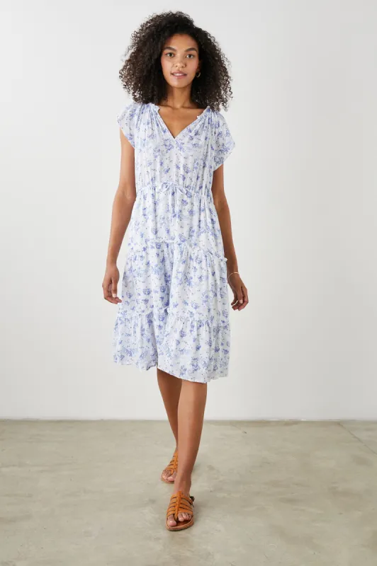 JUNI DRESS - BLUE BLOSSOMS sold by Rails