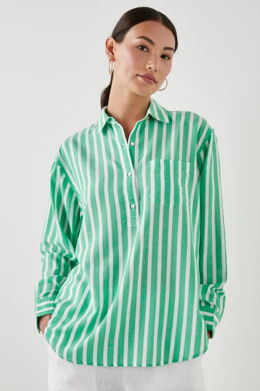ELLE SHIRT - CLOVER STRIPE sold by Rails
