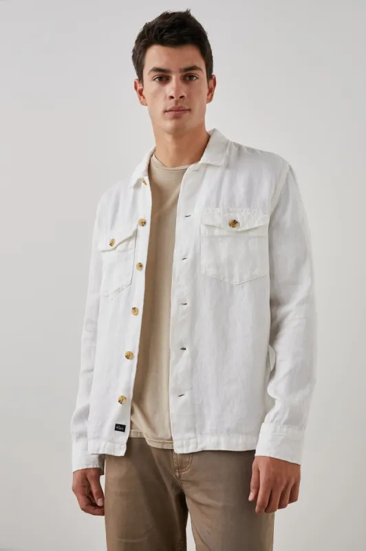 KEROUAC SHIRT JACKET - PARCHMENT sold by Rails