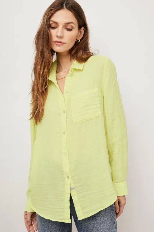 ELLIS SHIRT - LIMON sold by Rails