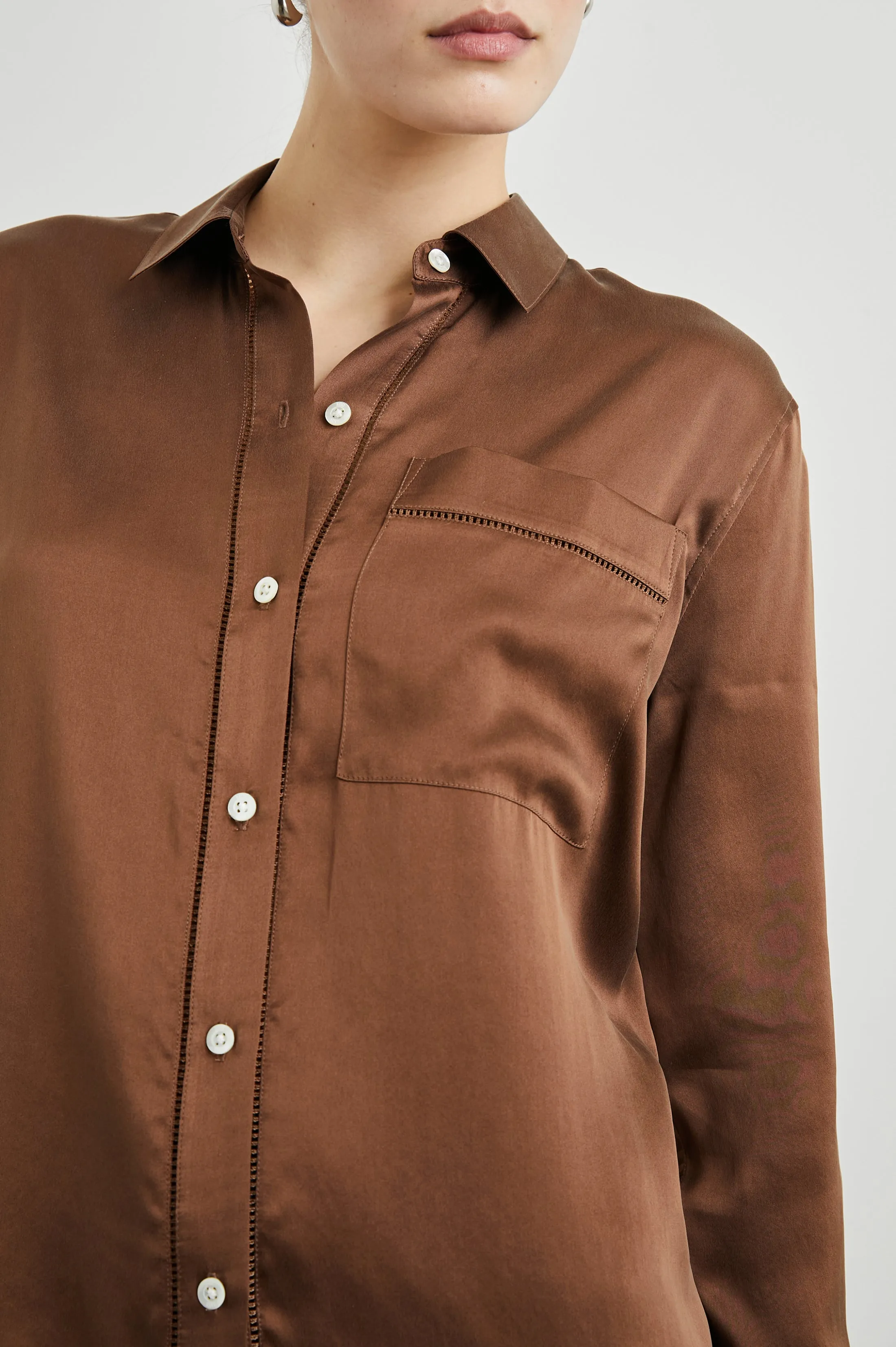 OAK SHIRT - ESPRESSO sold by Rails product image thumbnail 2